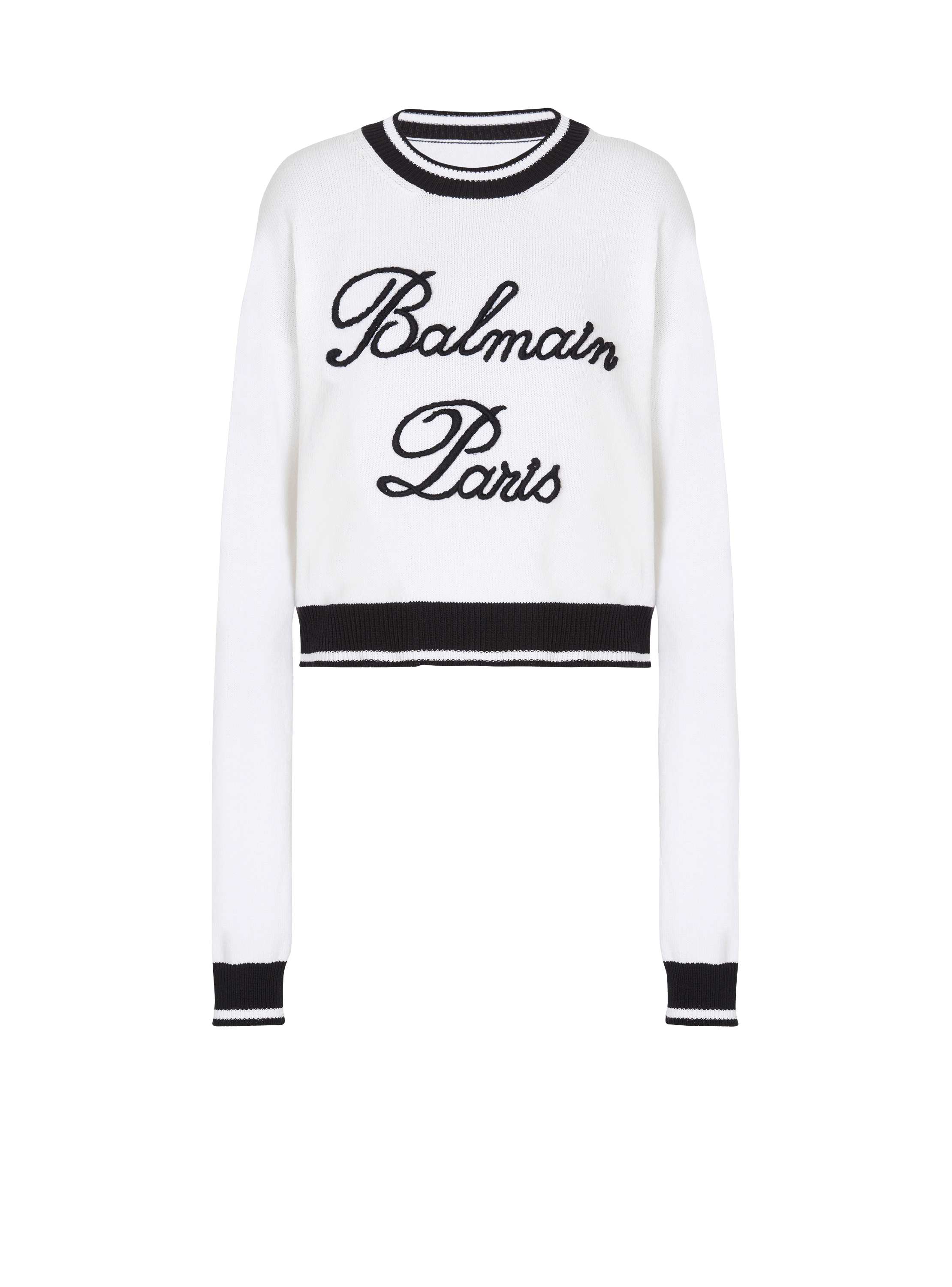 White 2025 balmain jumper