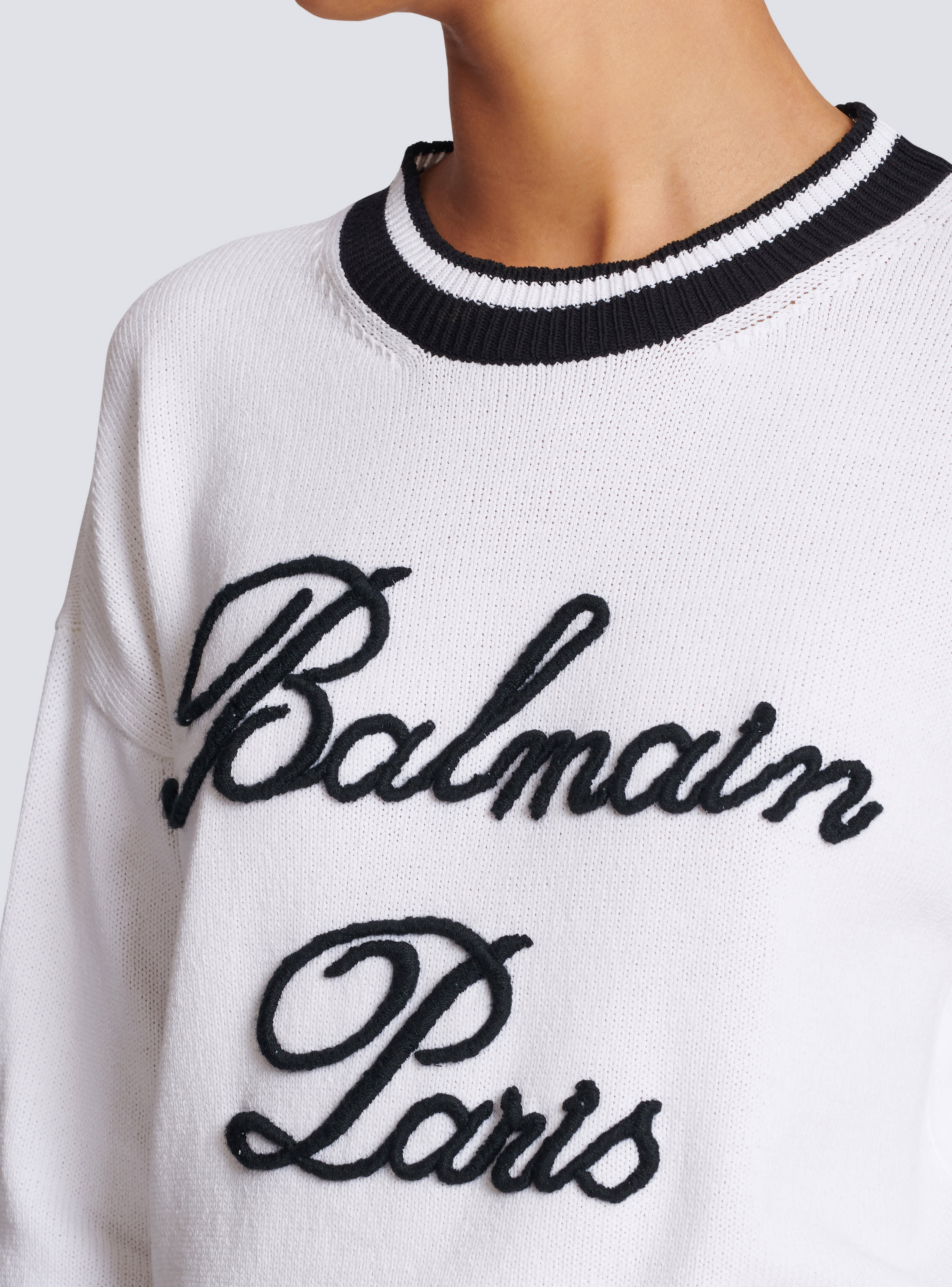 White 2025 balmain jumper