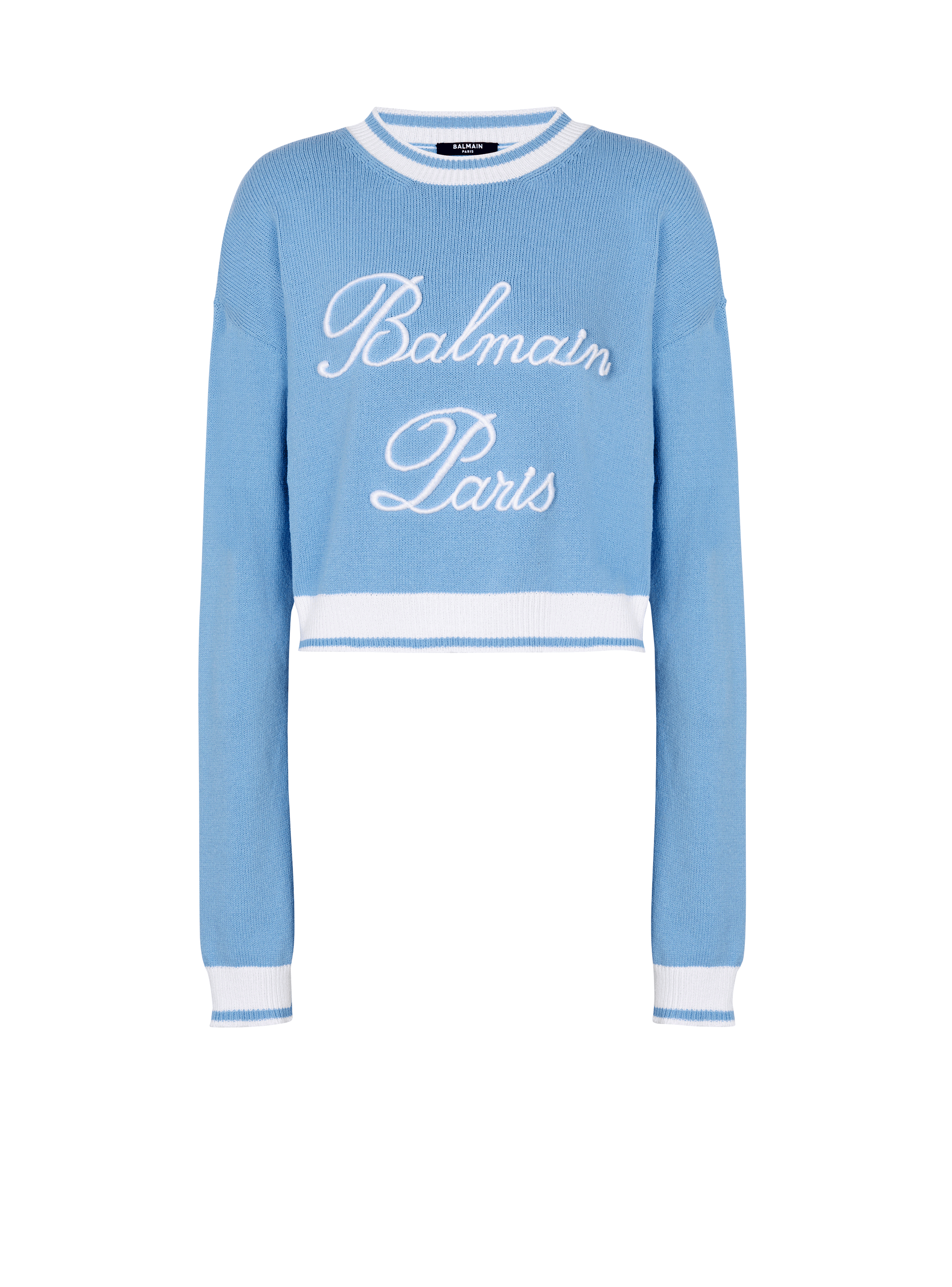 Blue shop balmain jumper