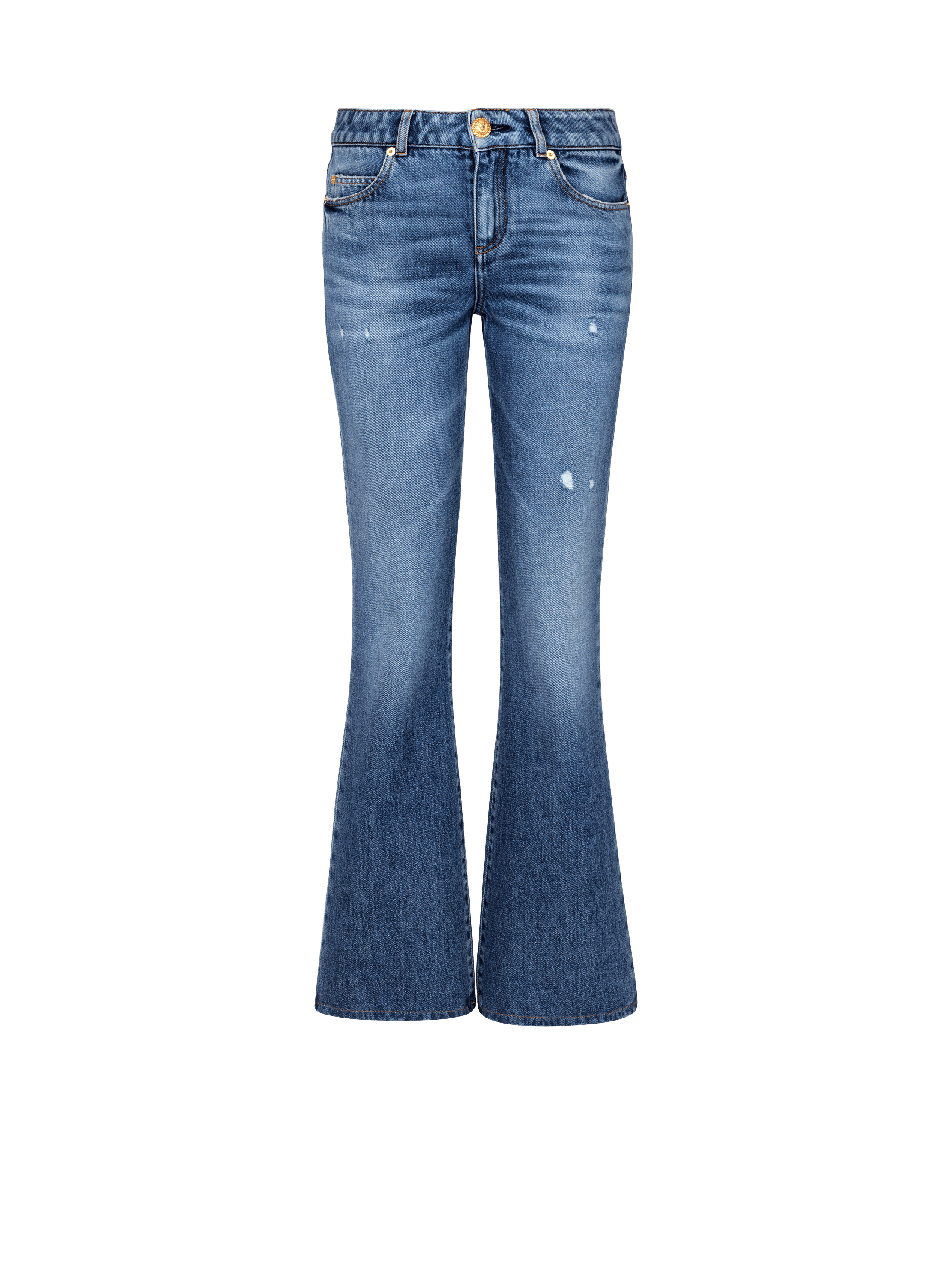 Flared jeans with pocket - Women