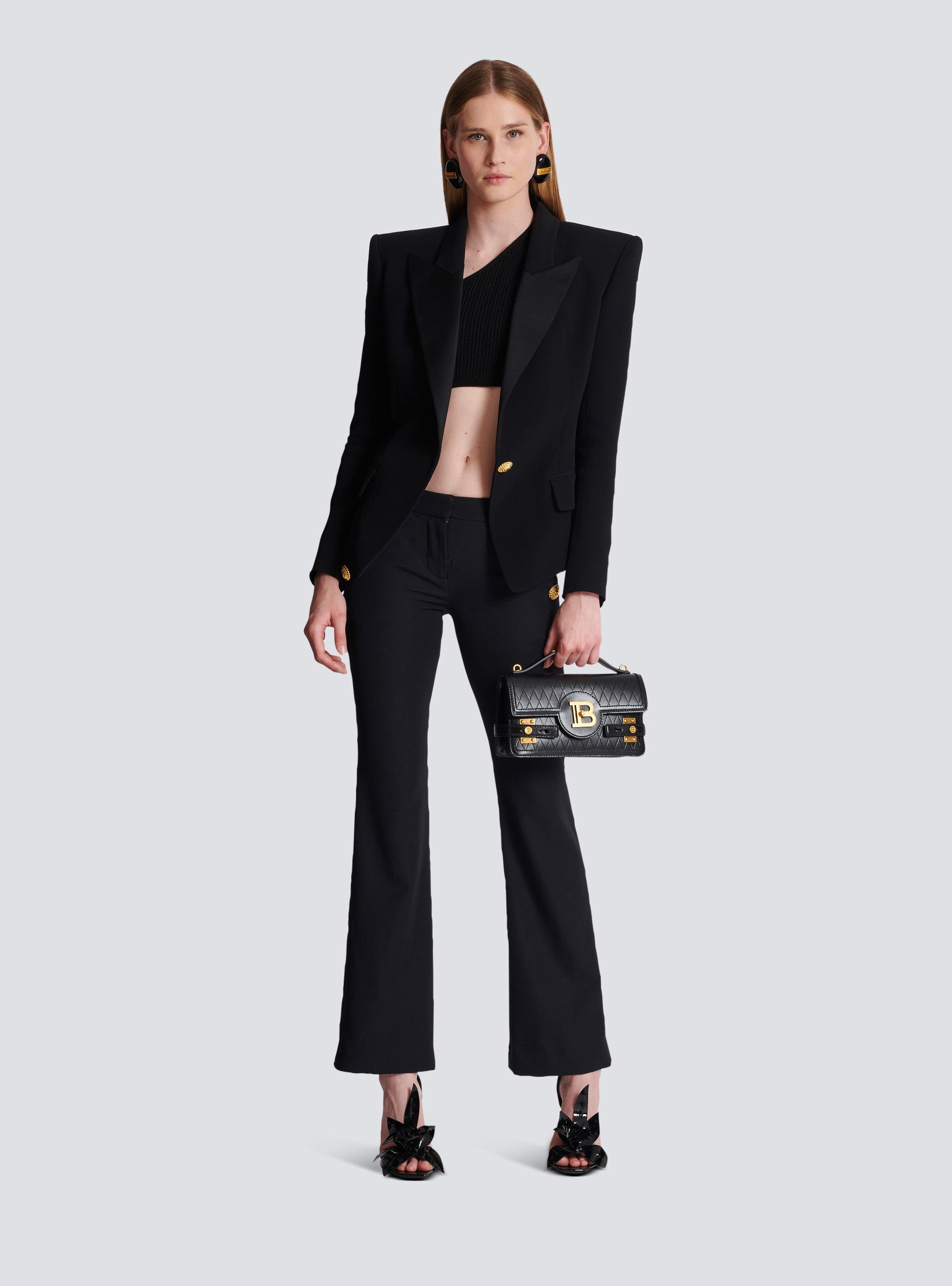 Flared trousers with buttons - Women | BALMAIN