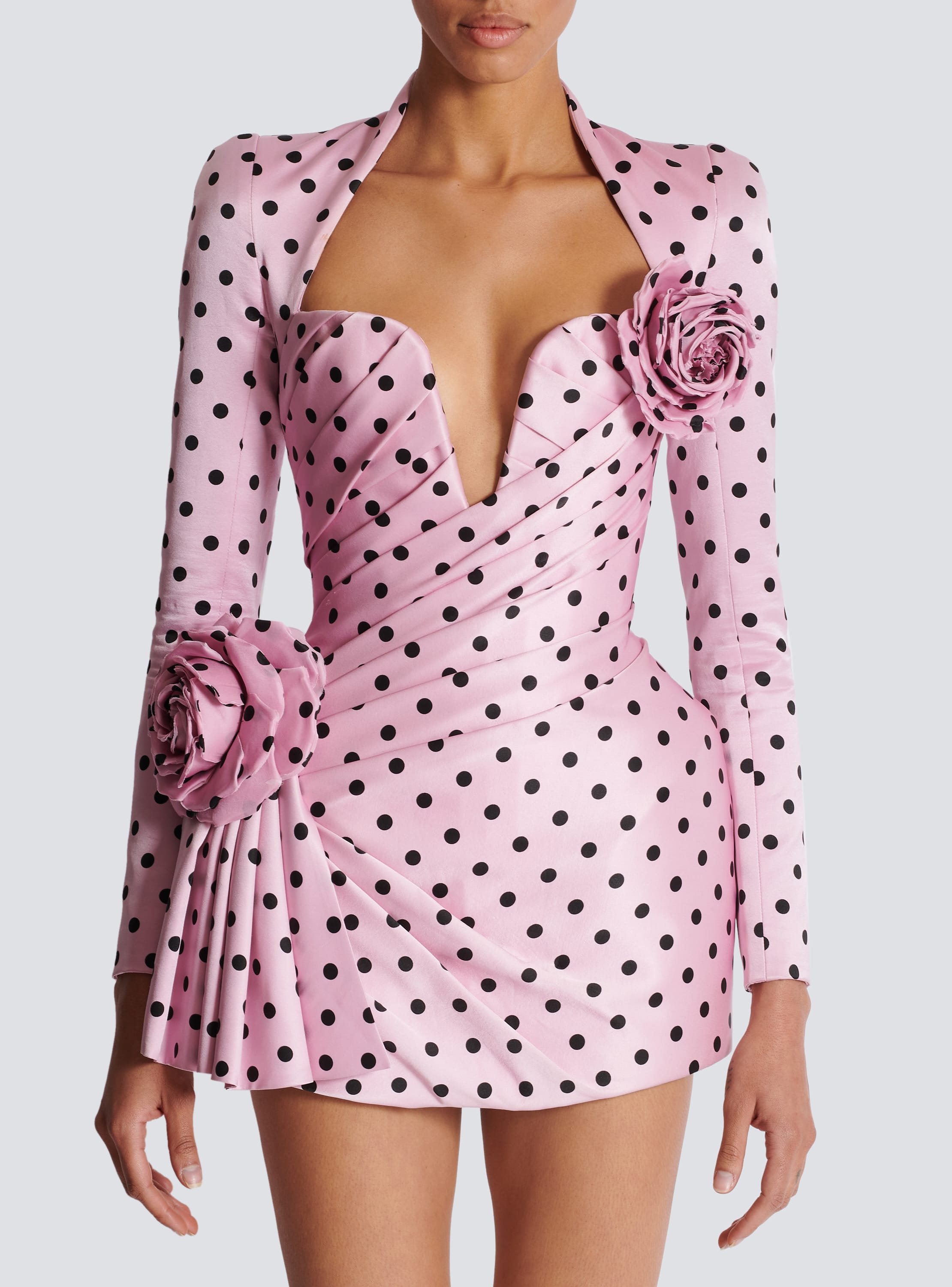 Polka dot cocktail dress best sale