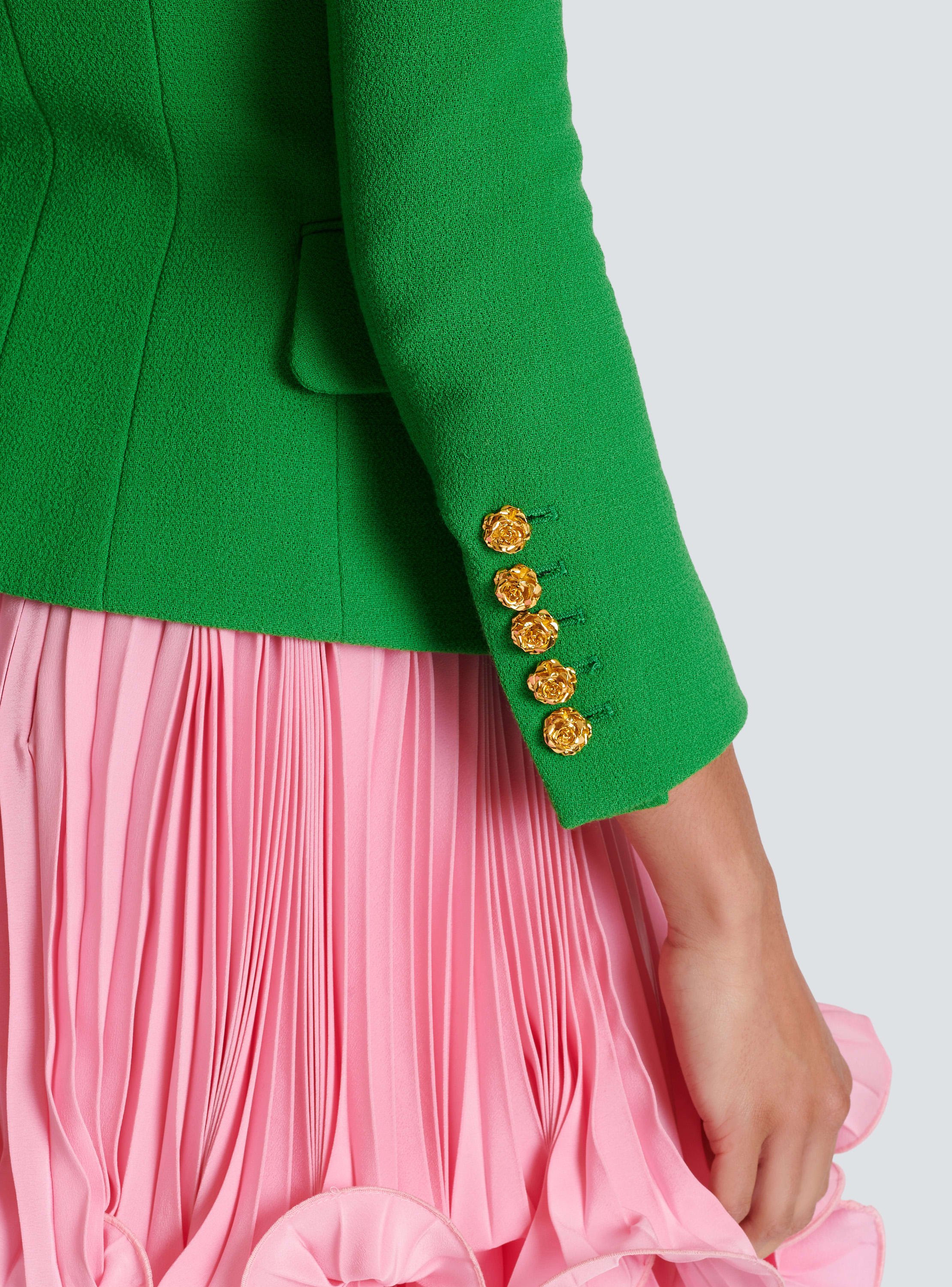 Double crepe suit jacket - Women | BALMAIN