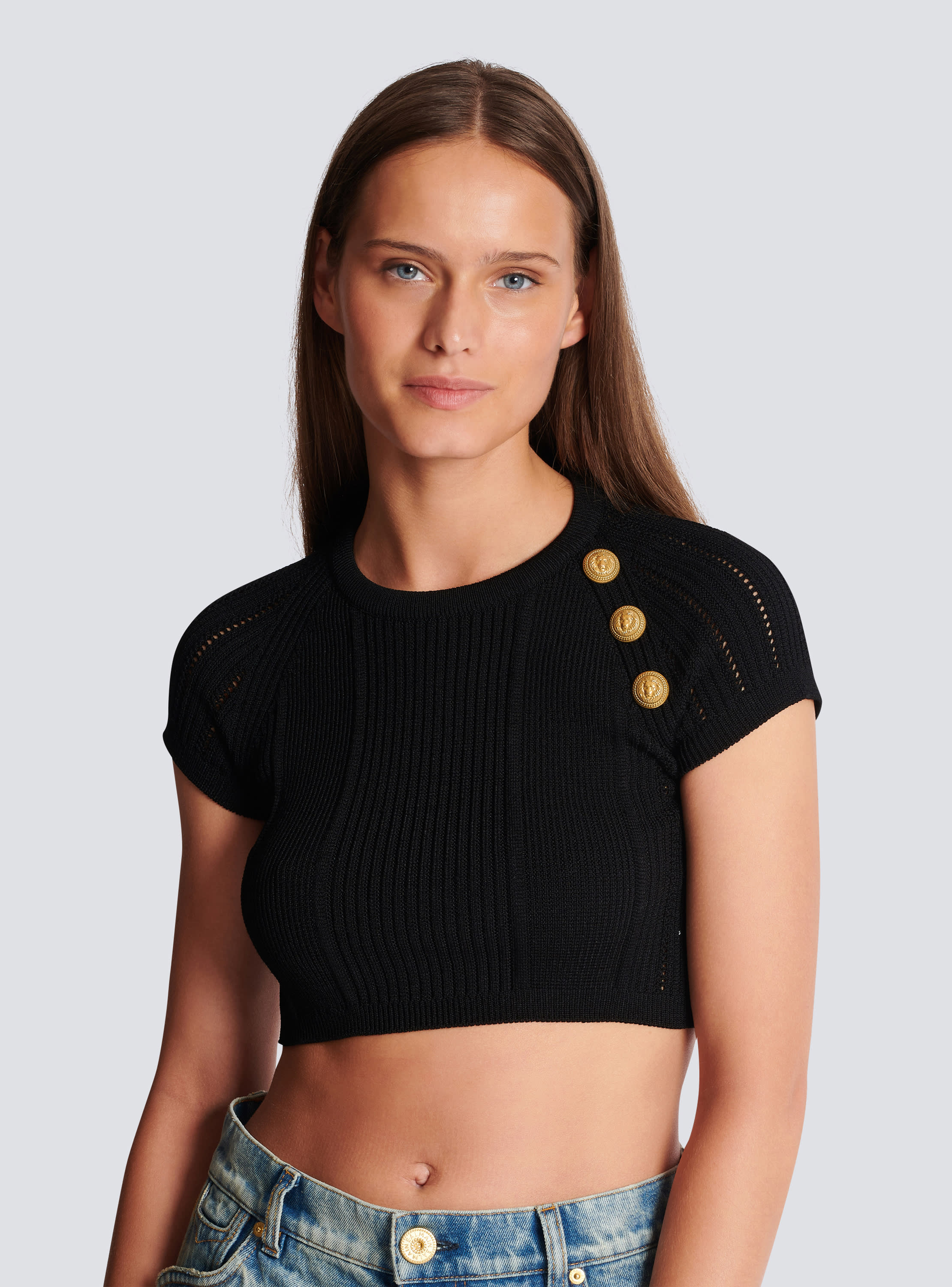 Balmain sales knit top