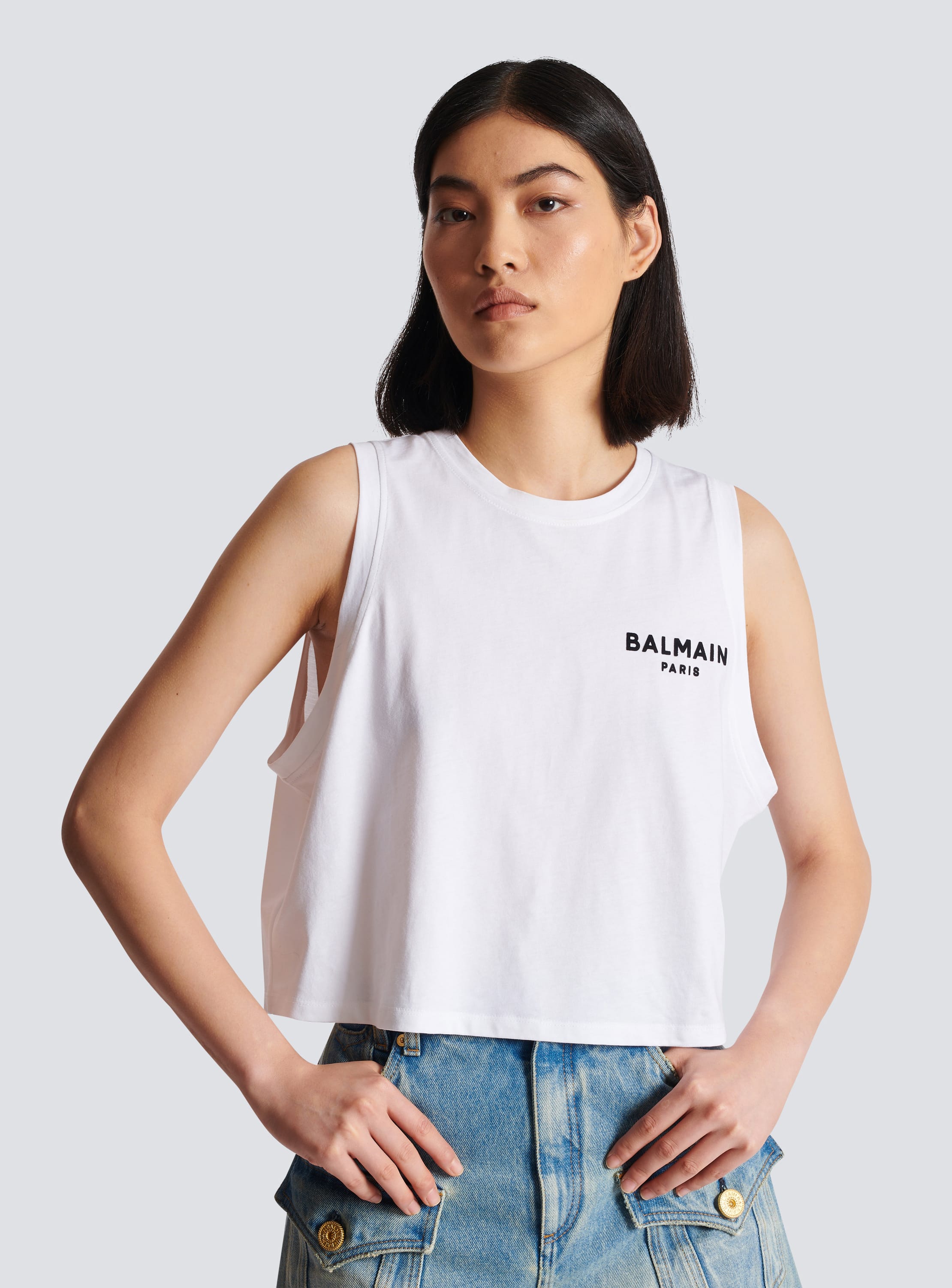 D bardeur Balmain floqu