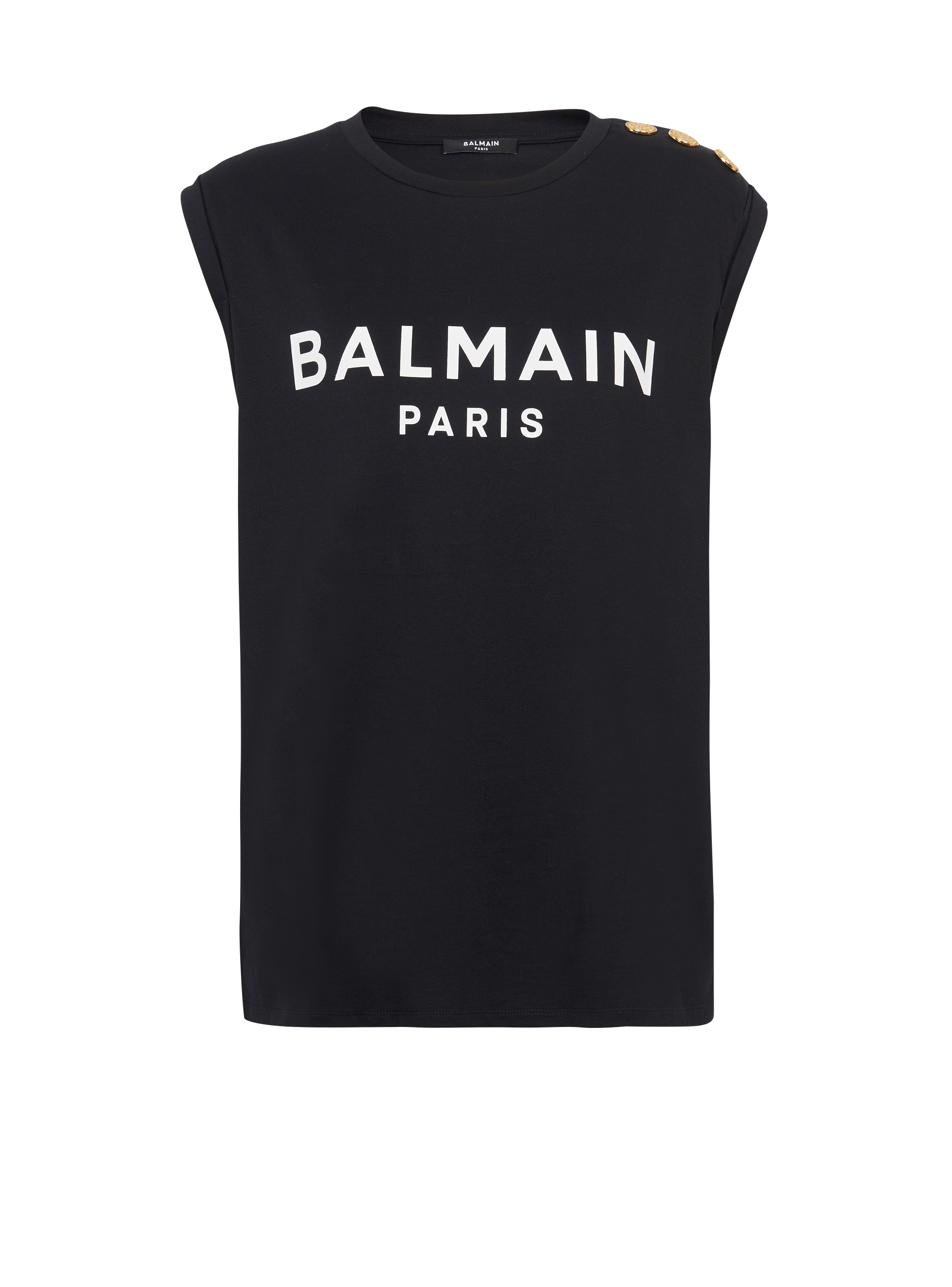 Balmain Parisプリント タンクトップ