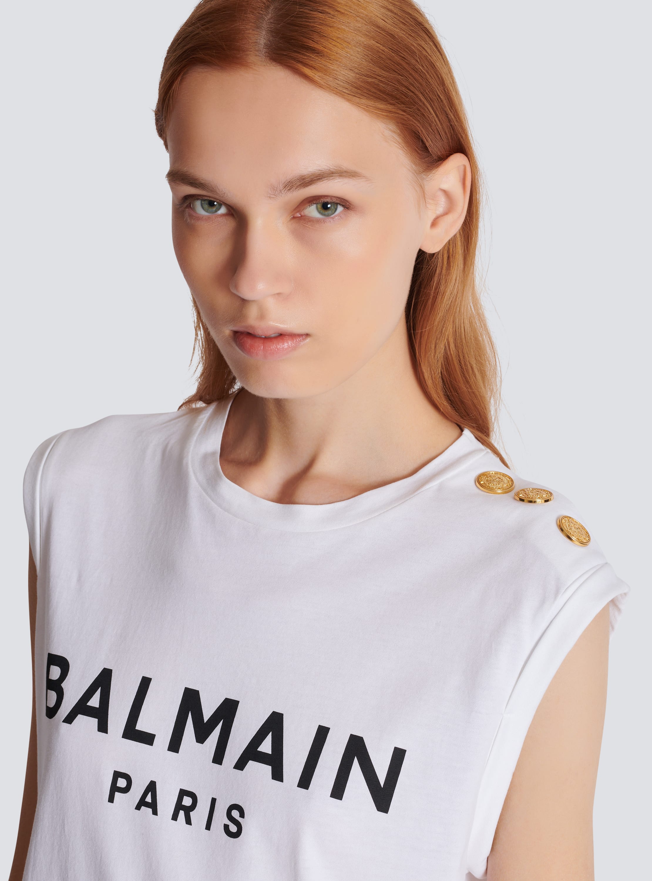 Balmain ladies t shirt best sale