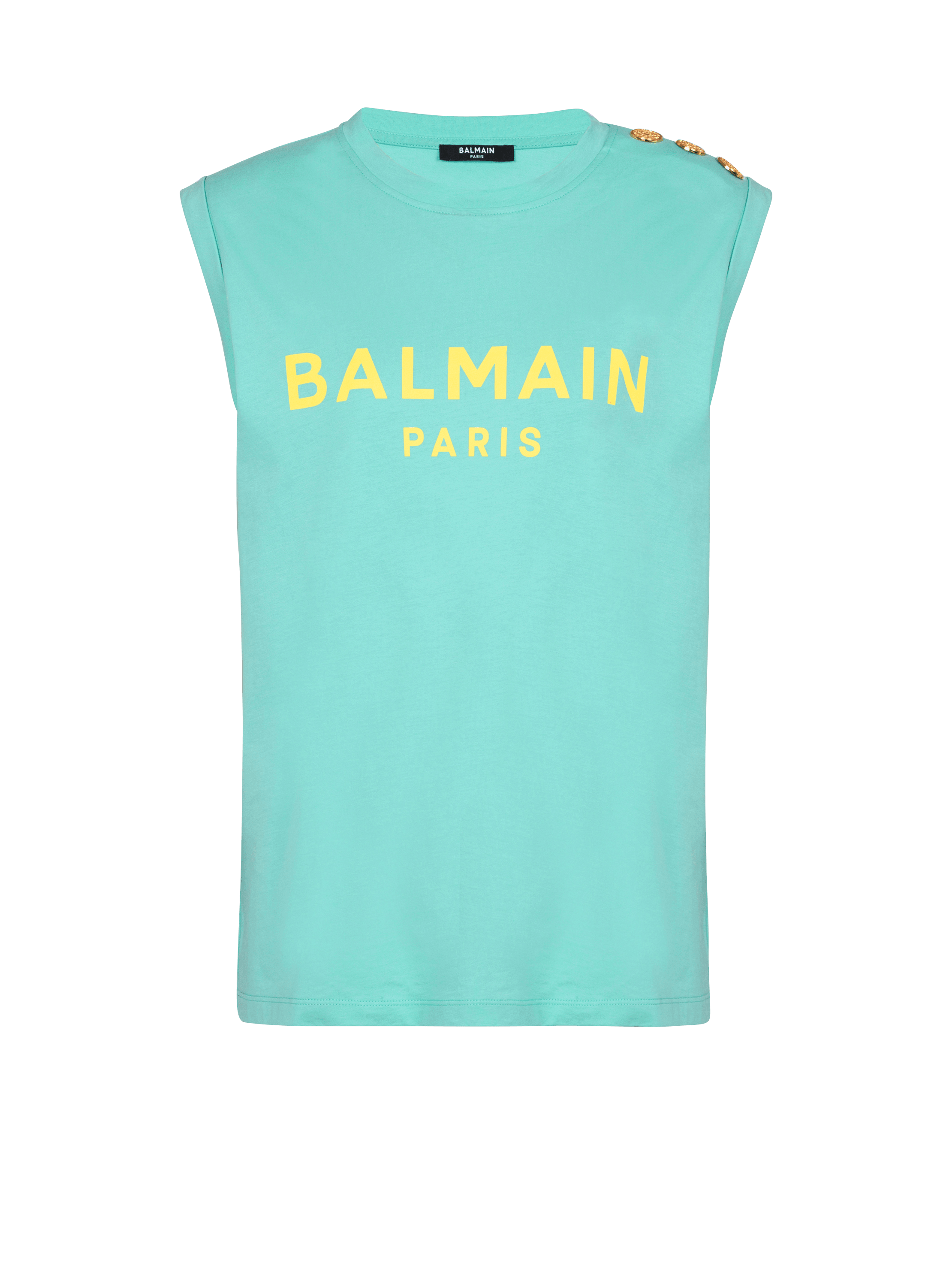 Balmain Parisプリント タンクトップ