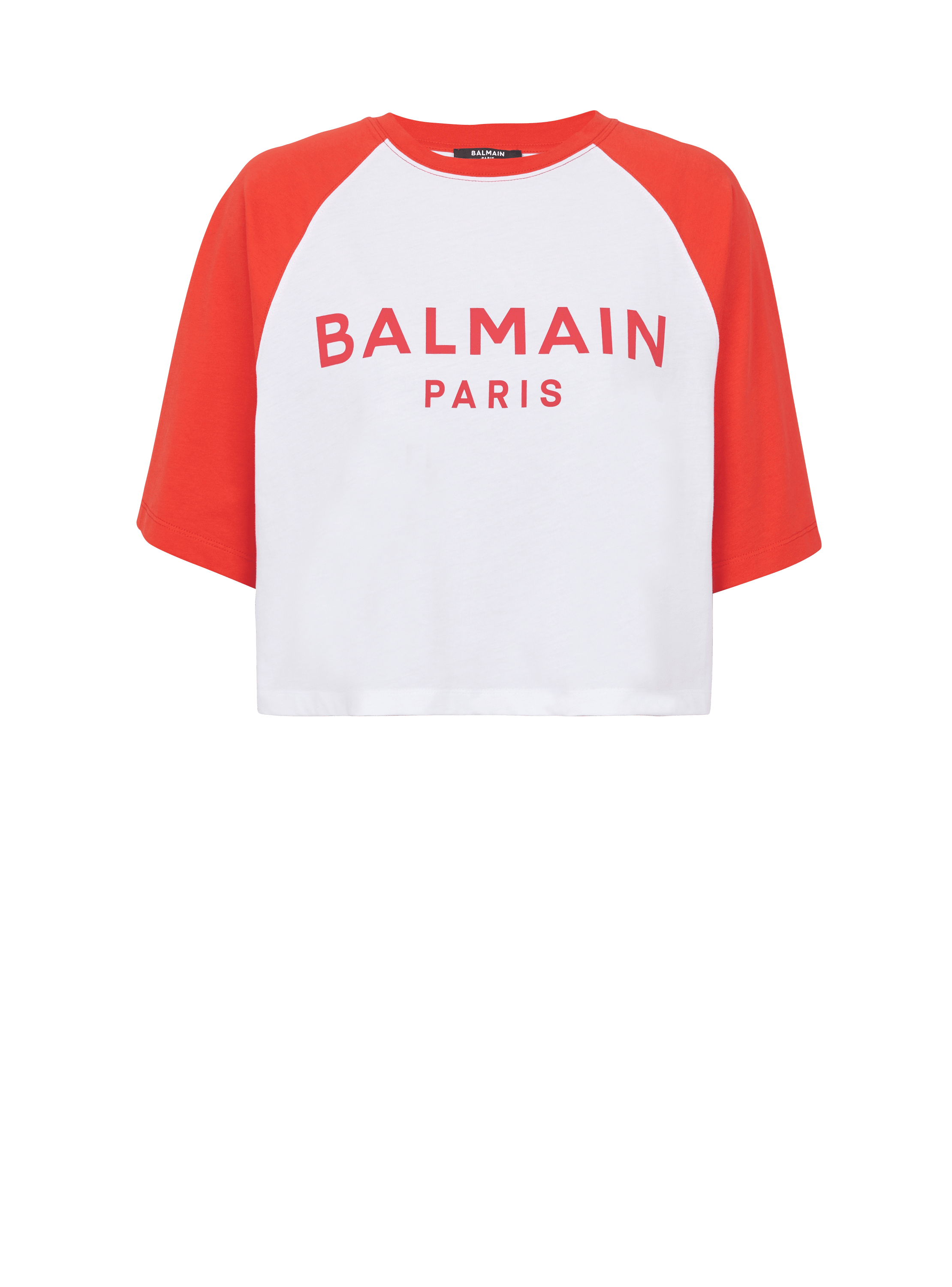 Camiseta Balmain Paris, rojo, hi-res