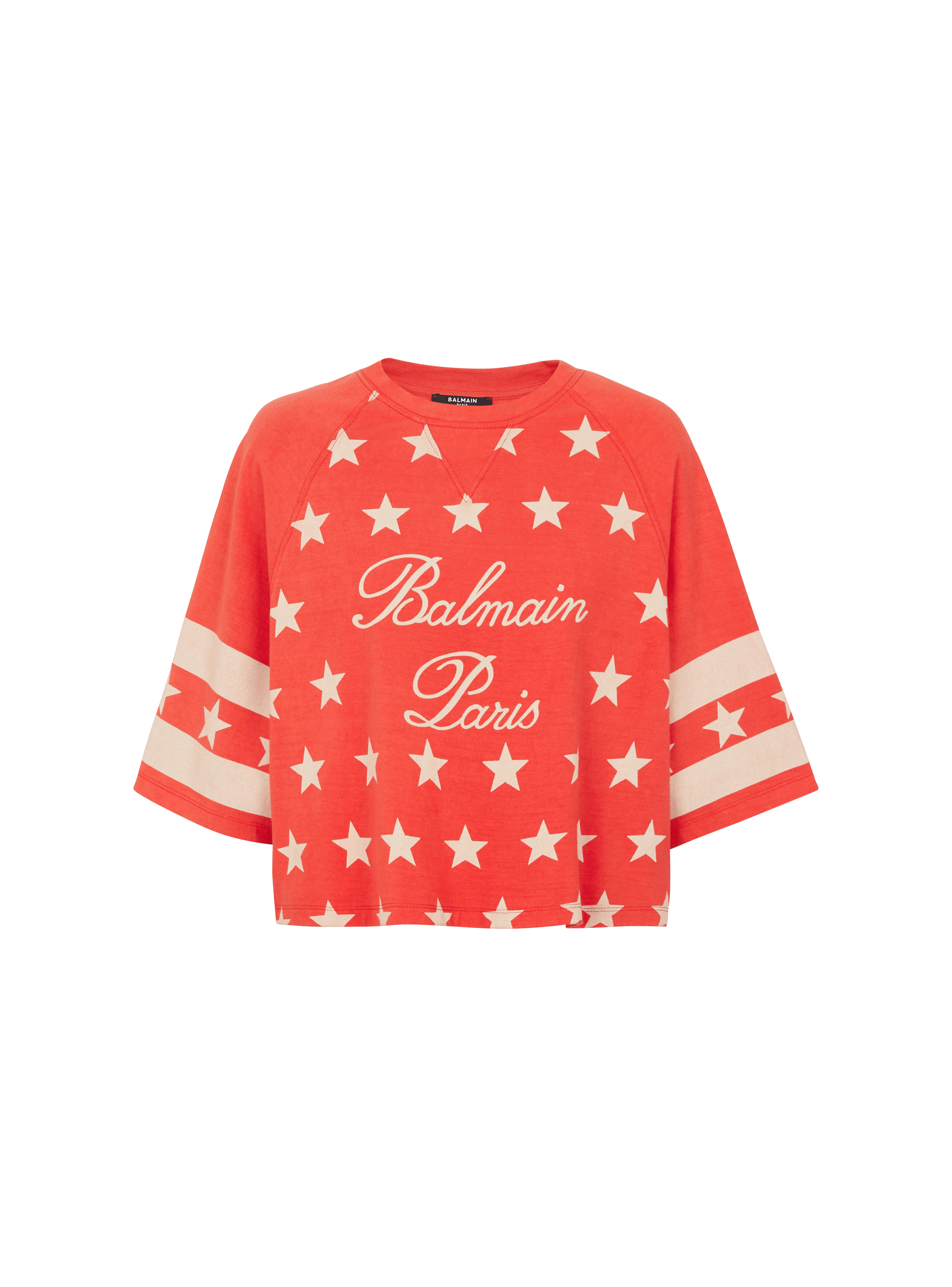 Camiseta Balmain Signature estrellas