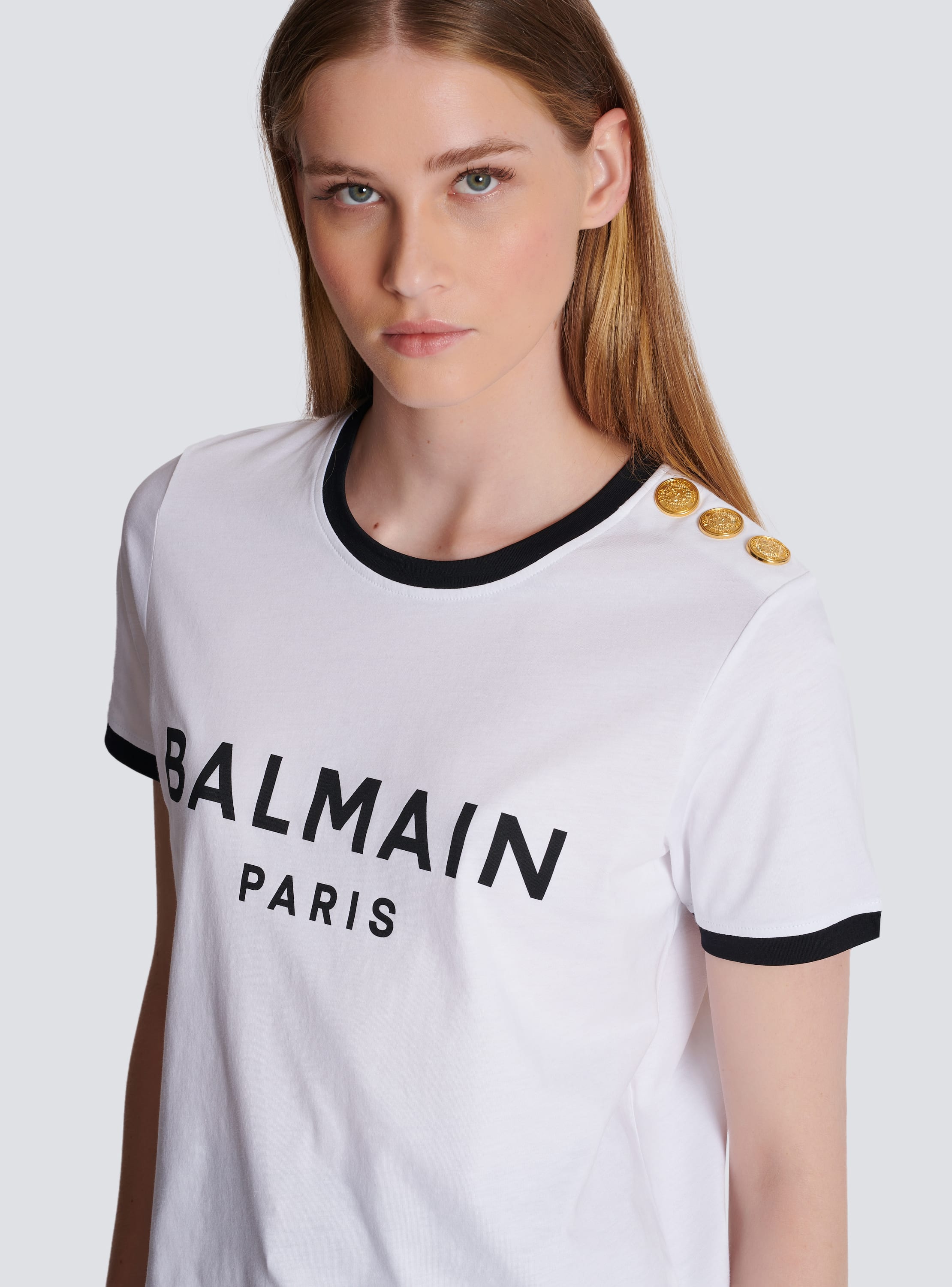 Balmain t shirt womens best sale