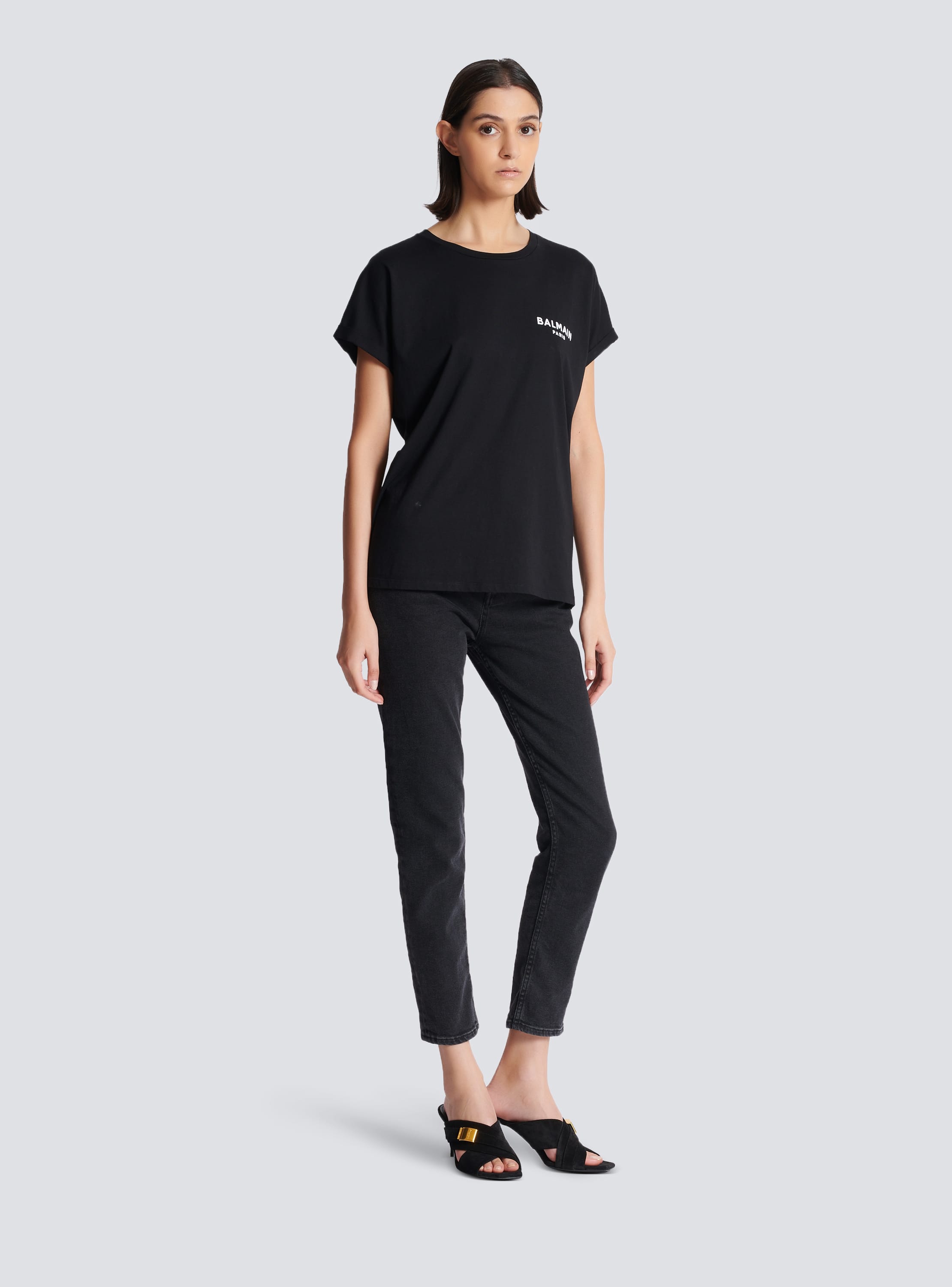 Balmain swallow-print shirt - Black