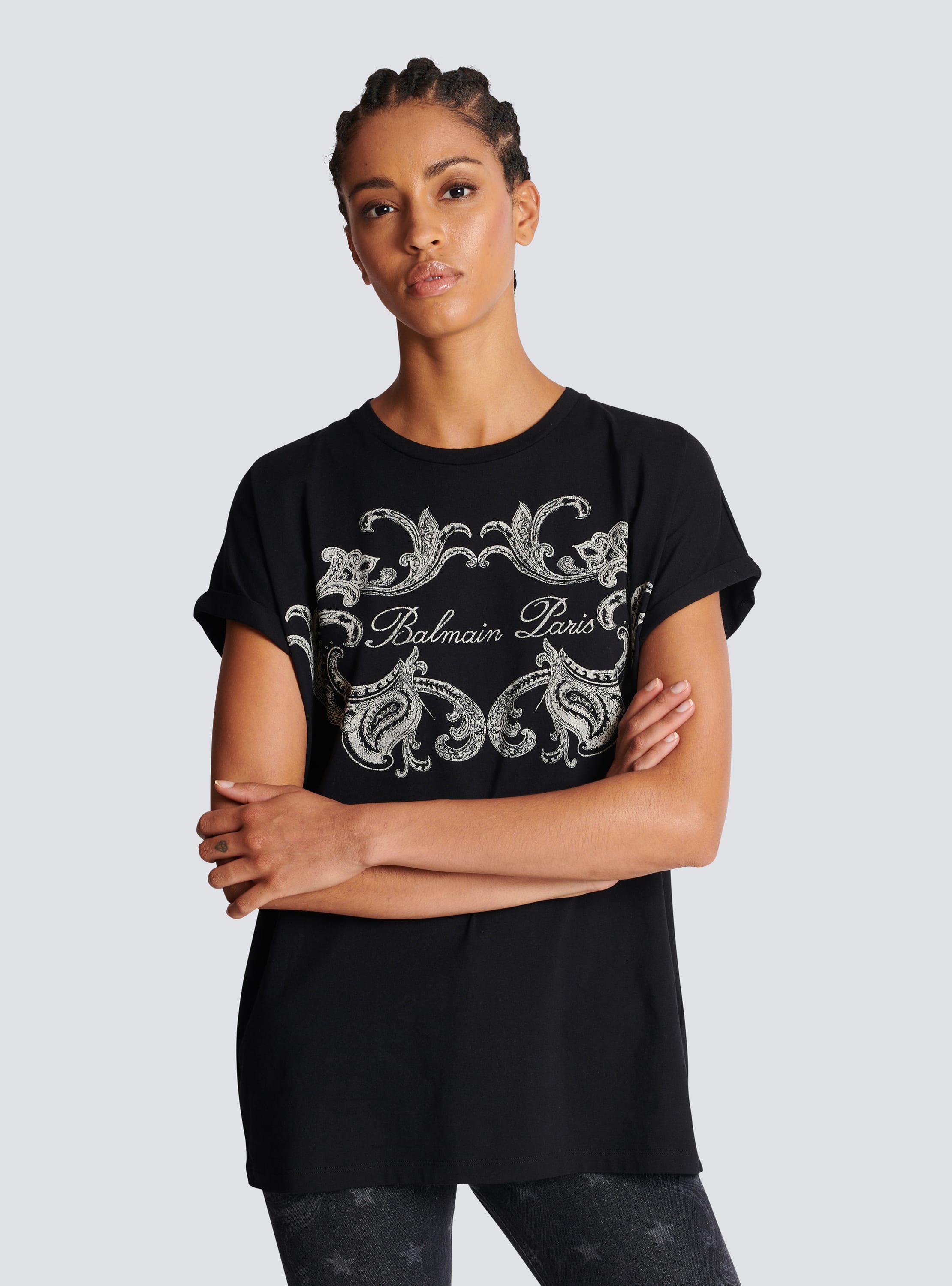 Balmain t shirt sale sales womens