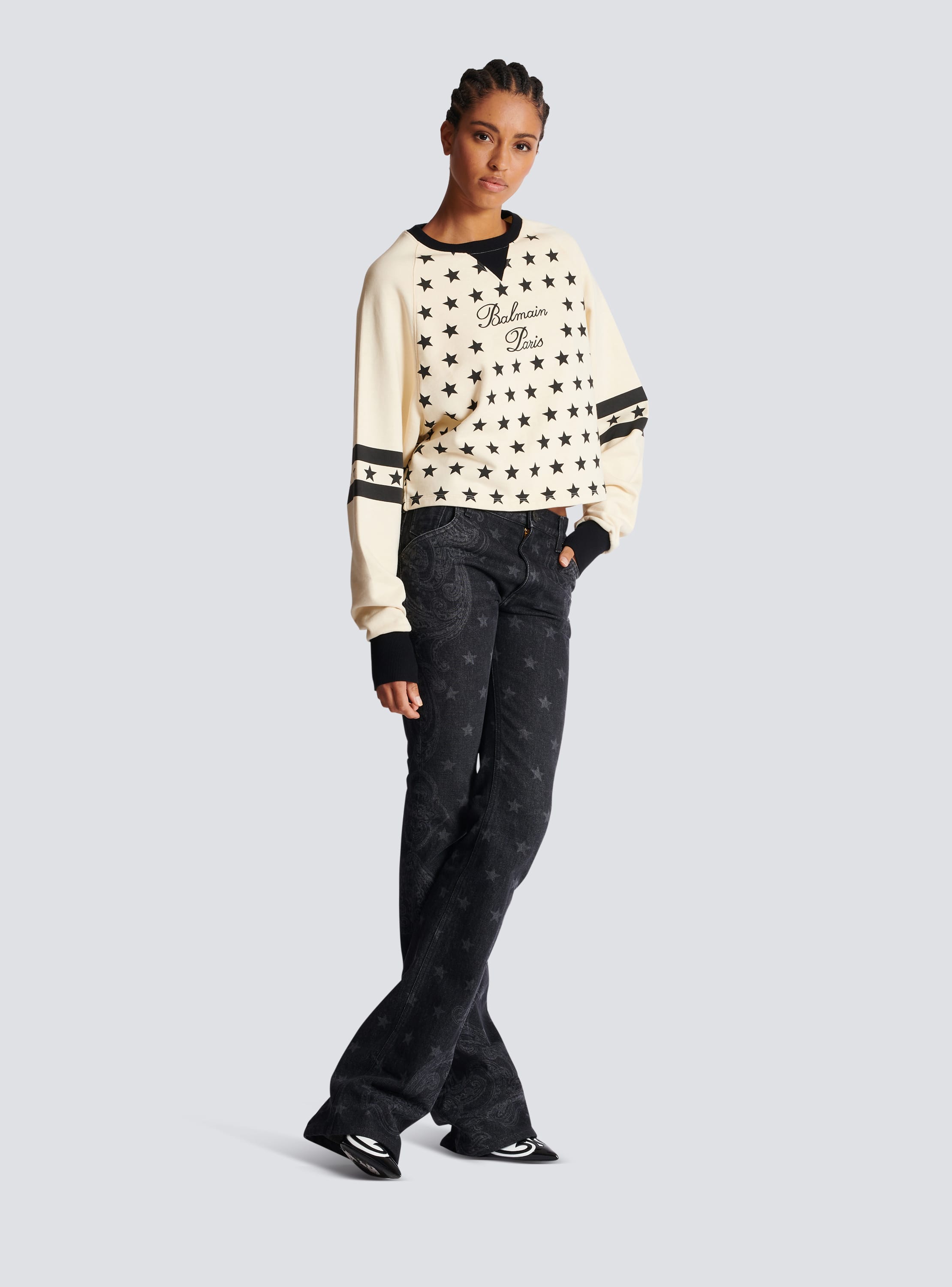 Balmain store star sweatshirt