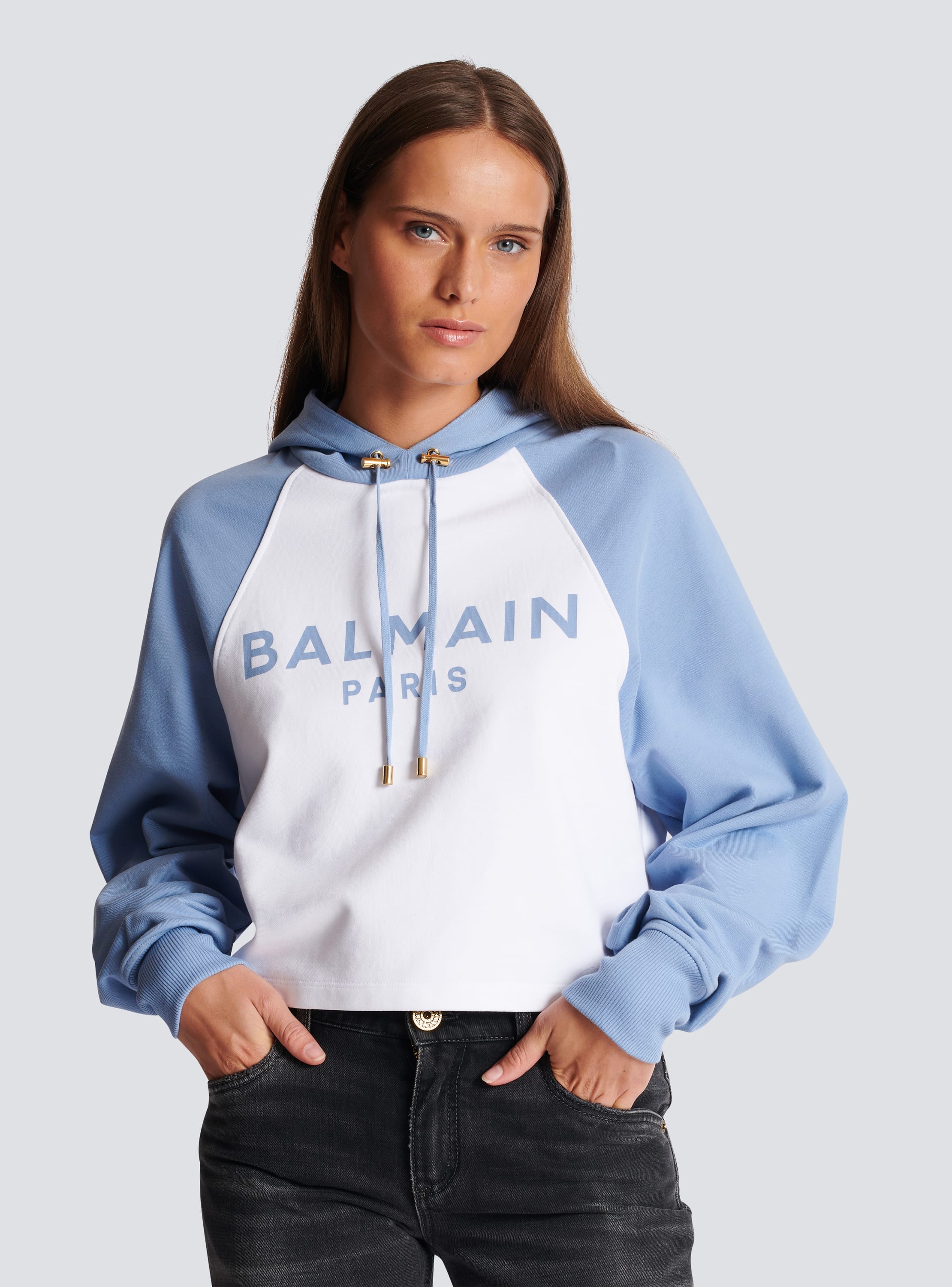 Balmain 2024 blue sweatshirt