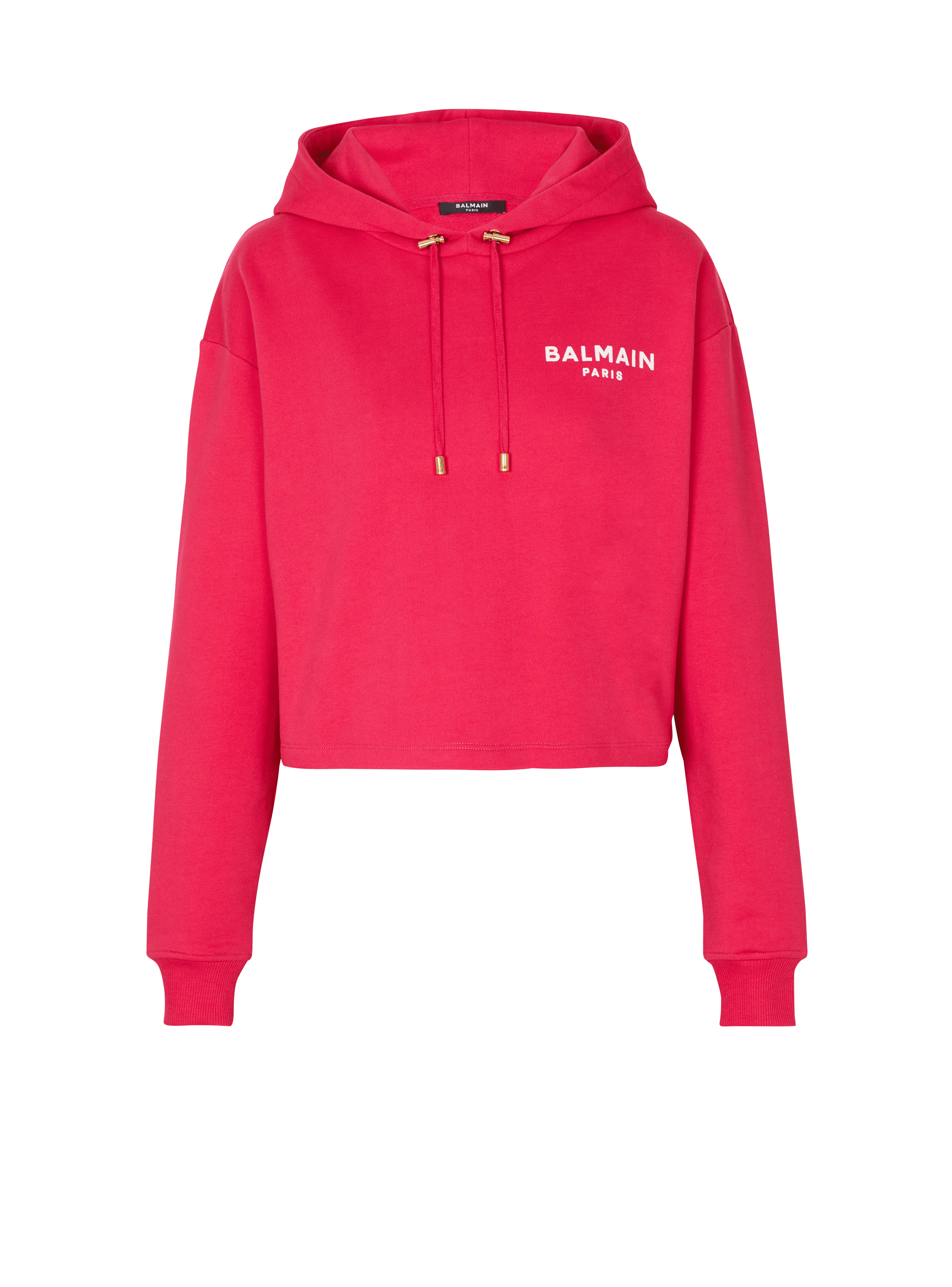 Beflockter Balmain Paris Kapuzenpullover