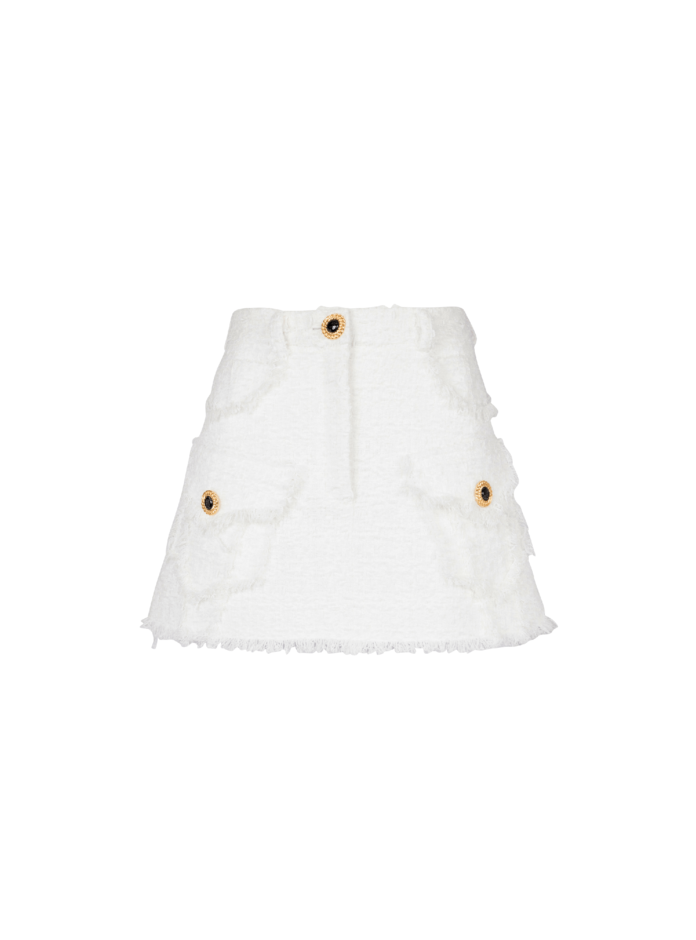 Tweed trapeze skirt