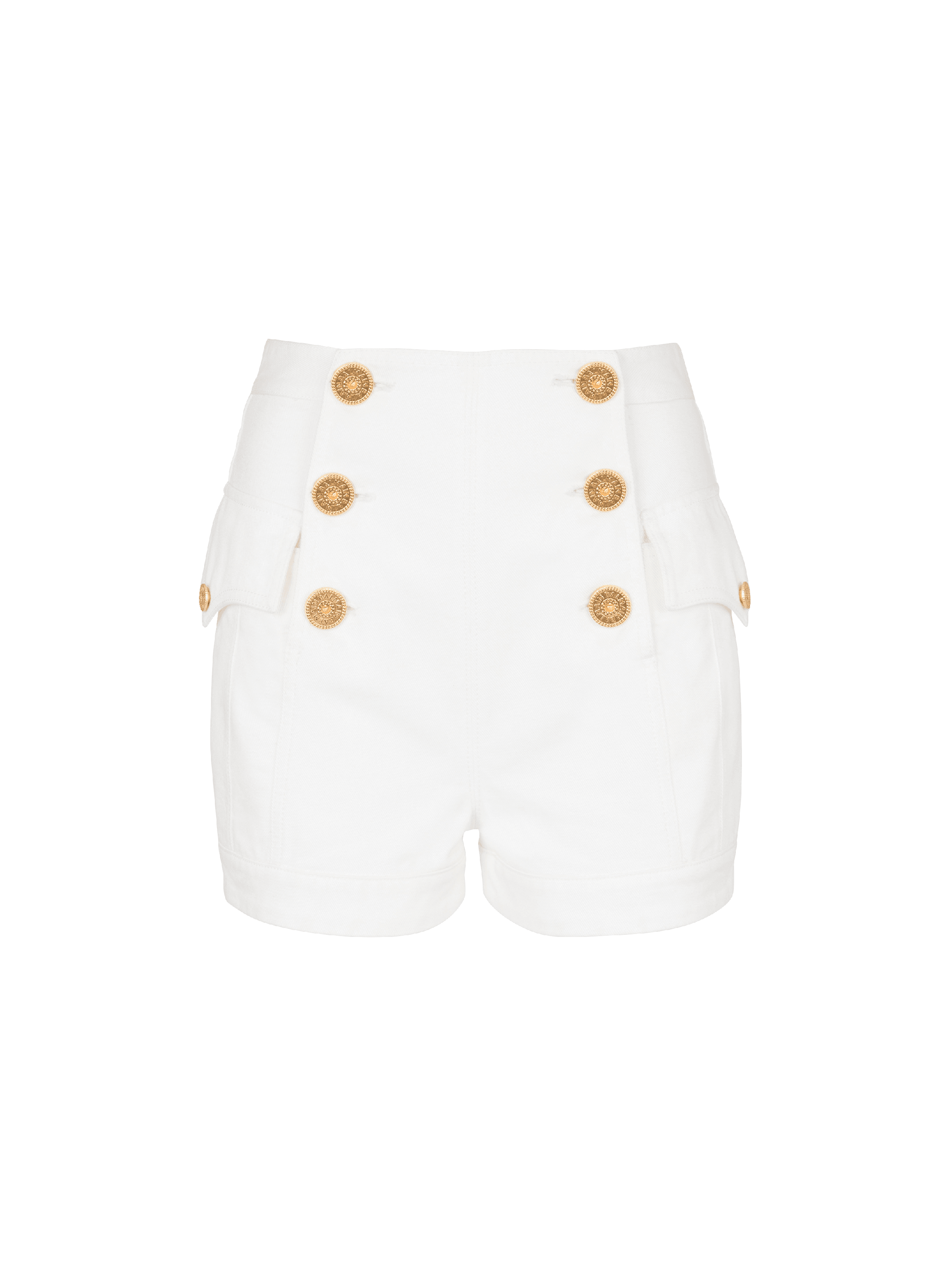 Shorts vaqueros botones - Mujer