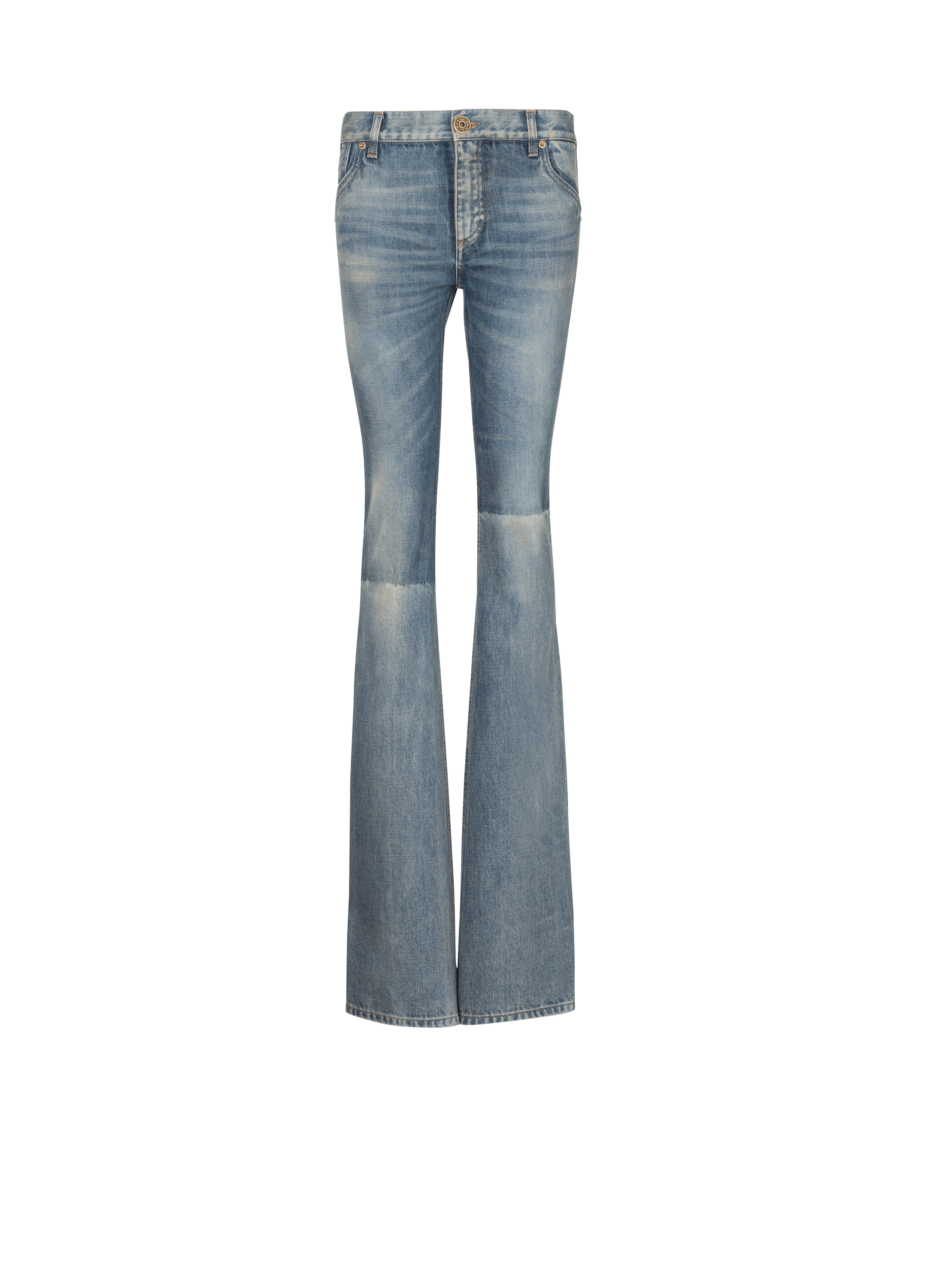 Western bootcut denim jeans