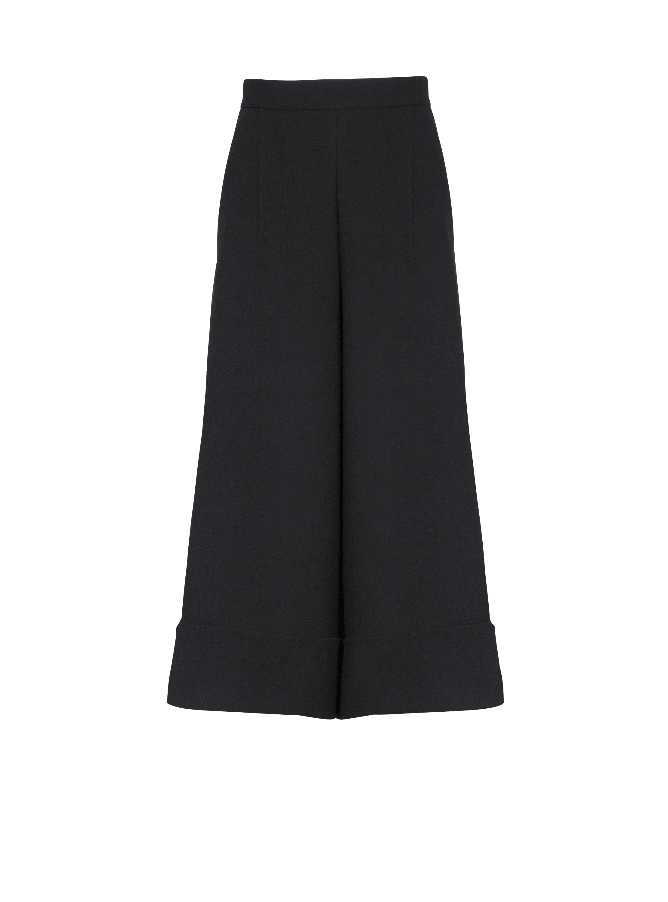 Crepe culotte skirt black - Women | BALMAIN