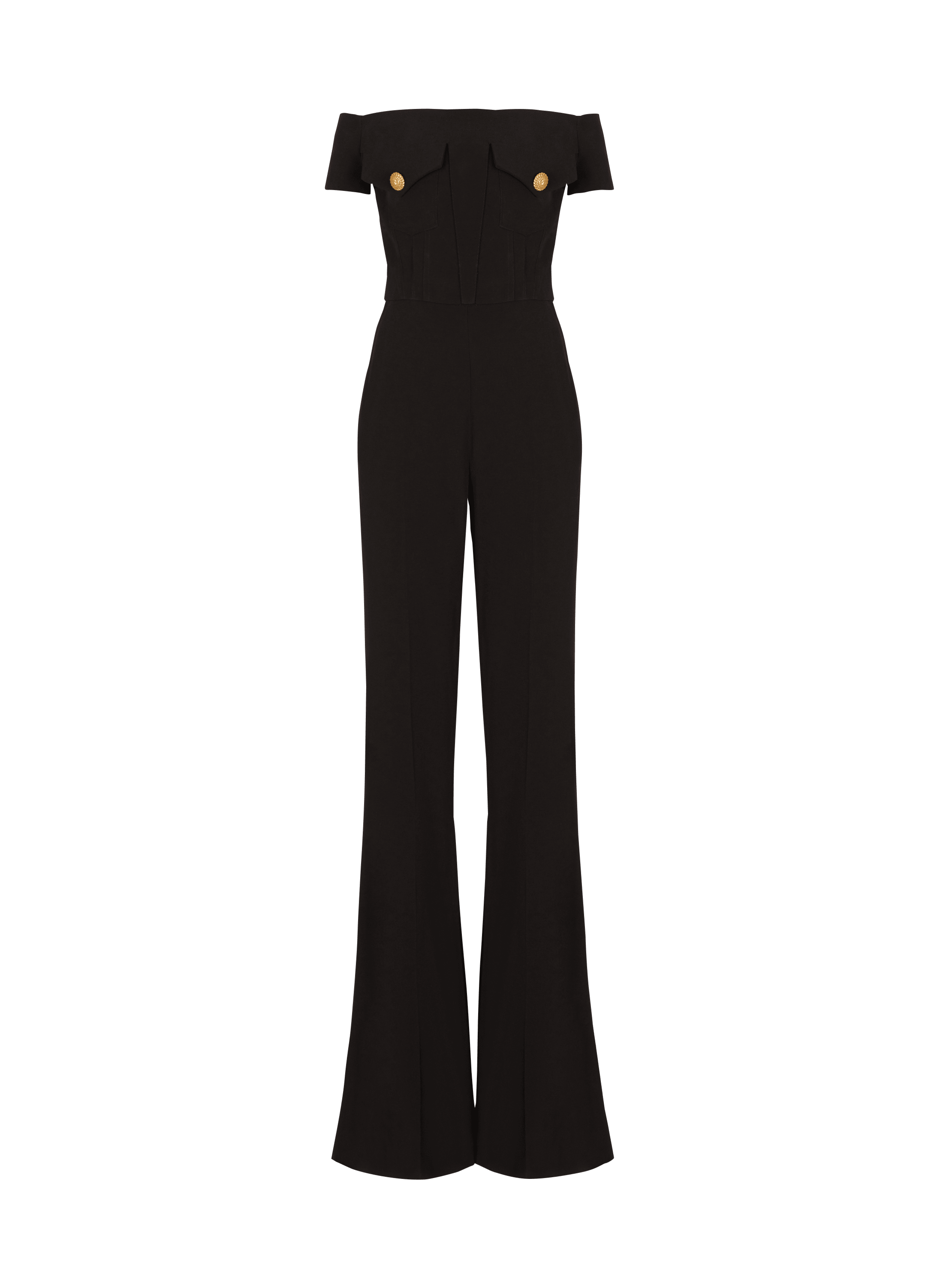 Jumpsuit aus Crêpe