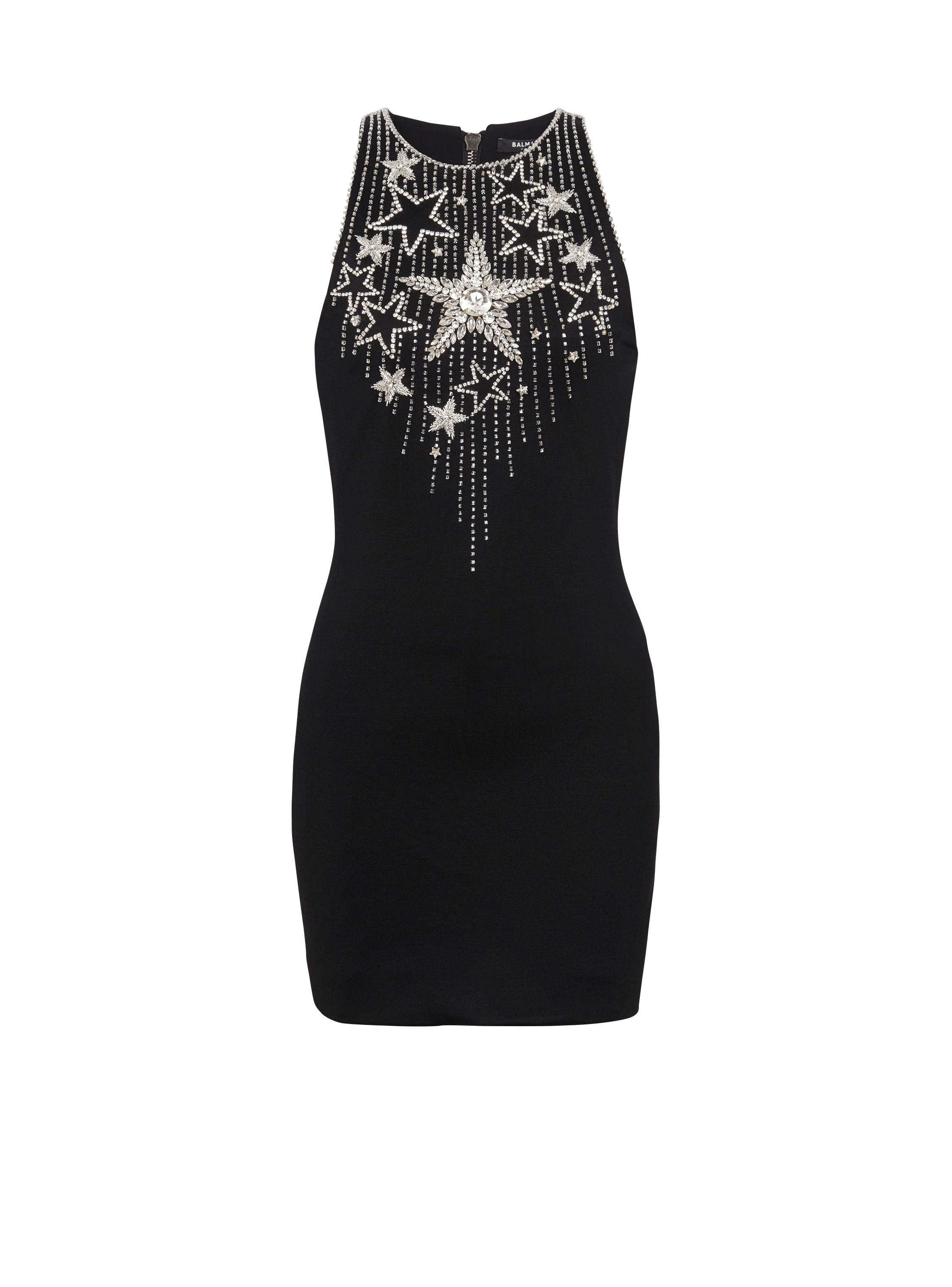 Robe courte brodée d’étoiles