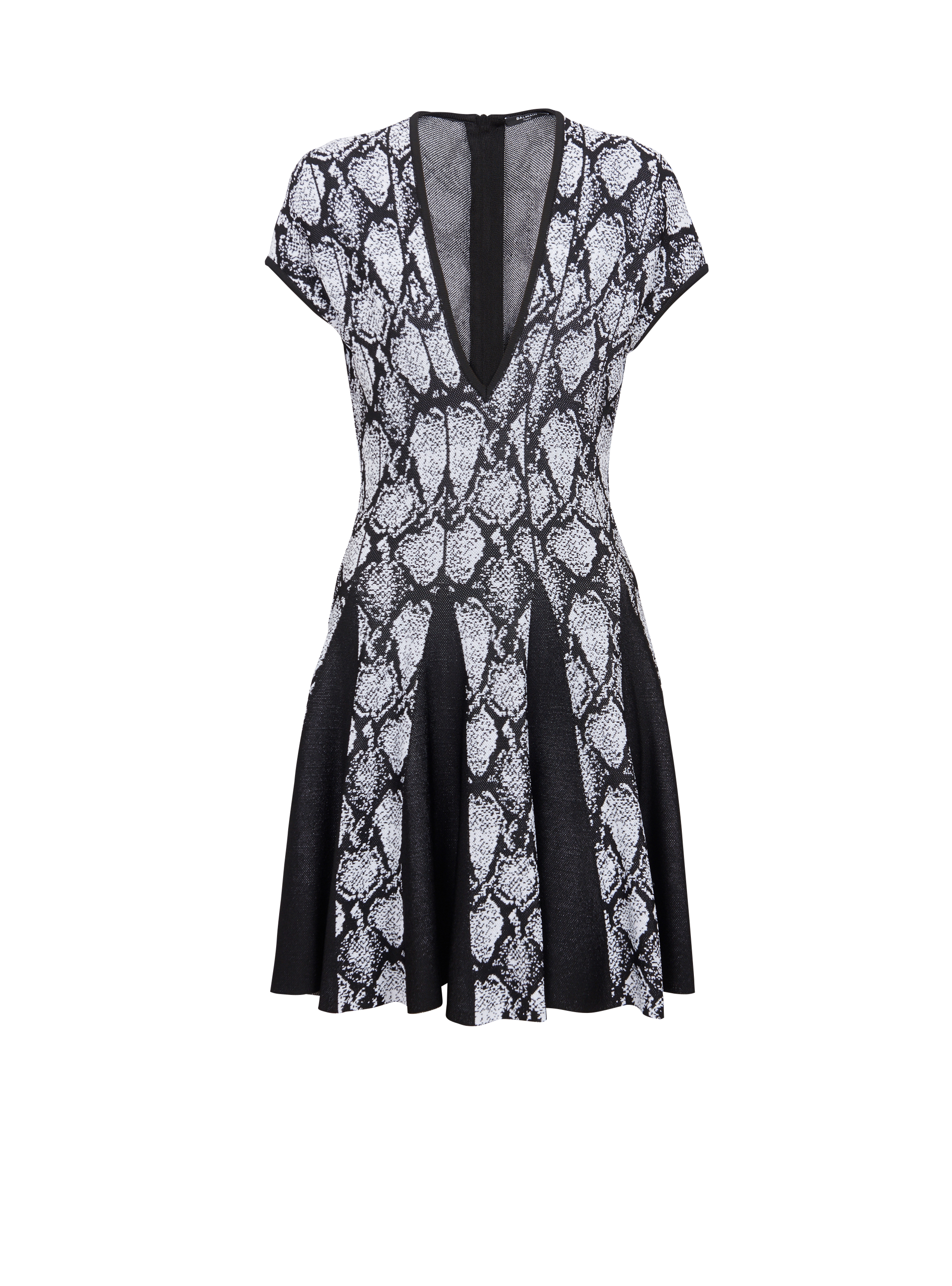 Kleid aus Python-Jacquard