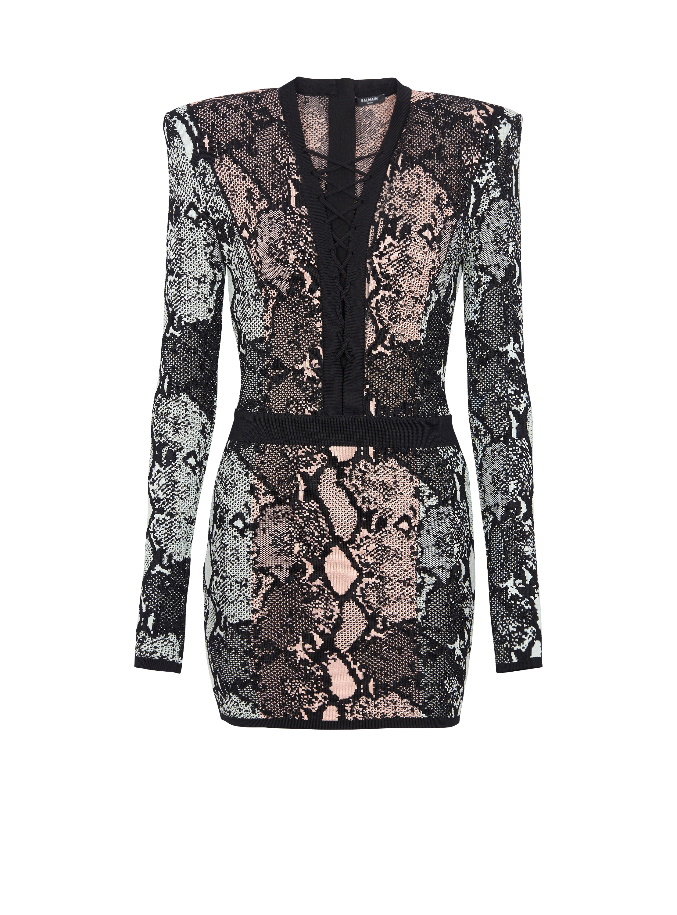 Short 2025 snakeskin dress