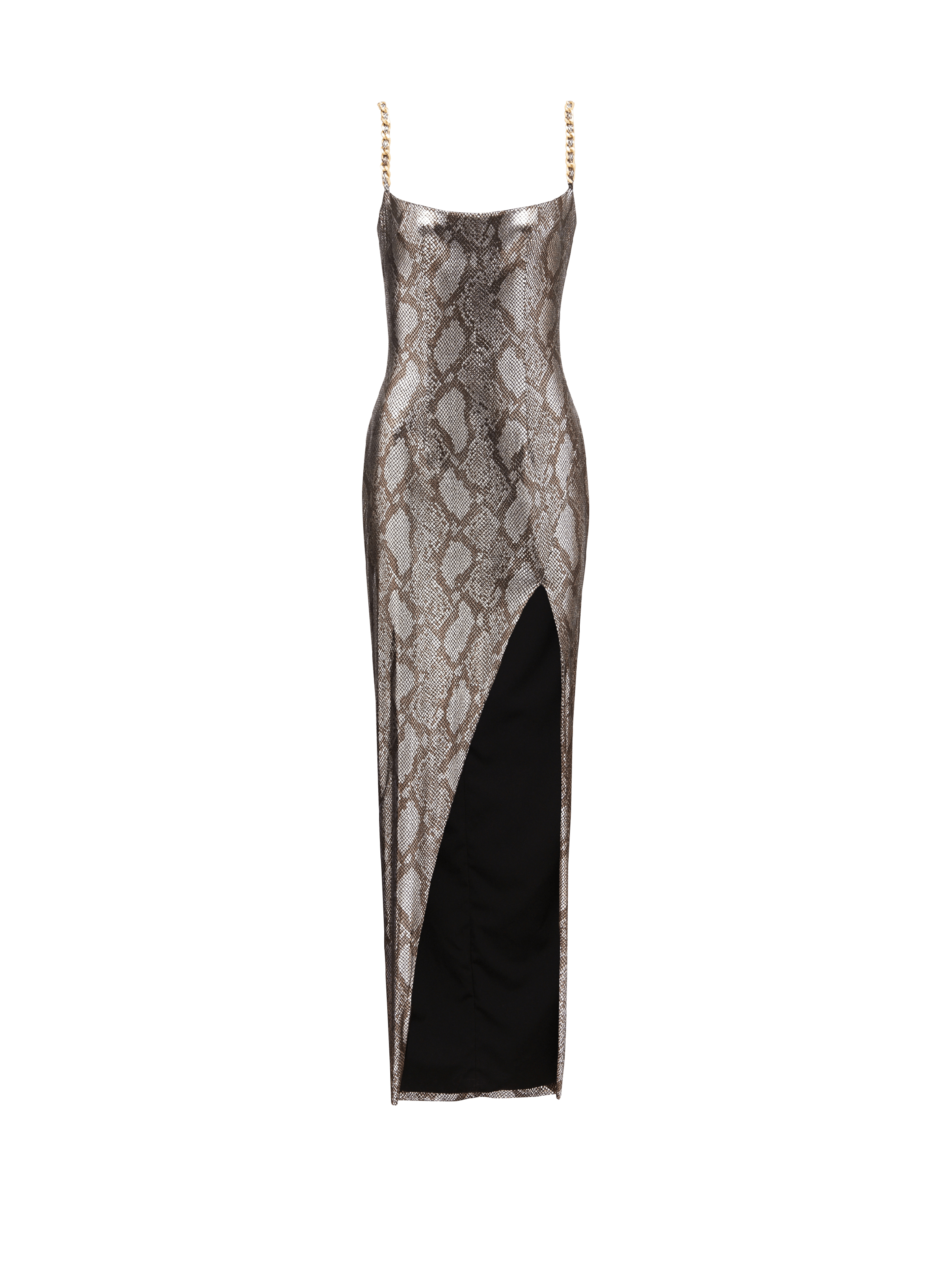 Balmain black and silver cheap dress