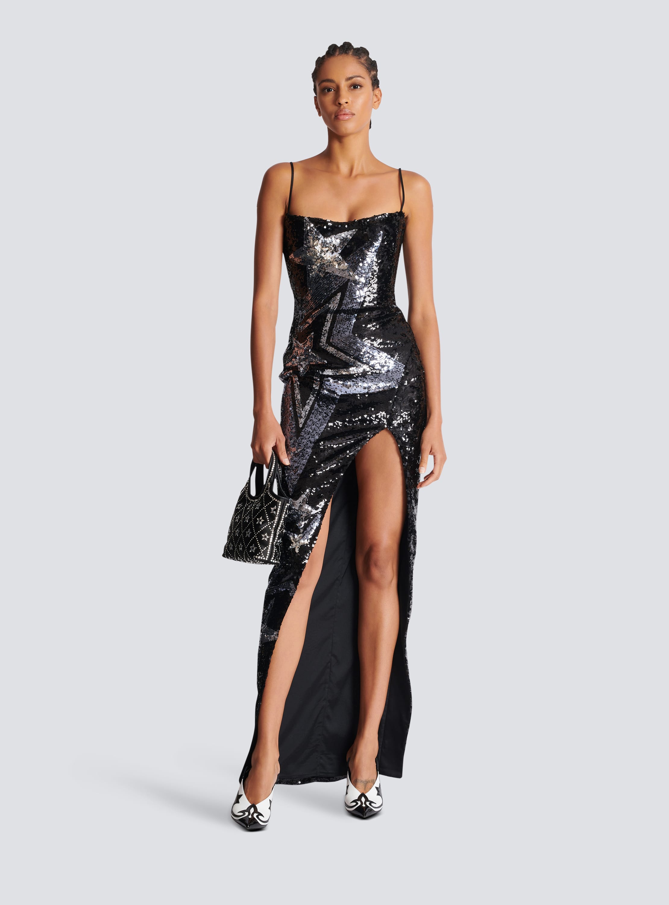 Balmain maxi hot sale dress