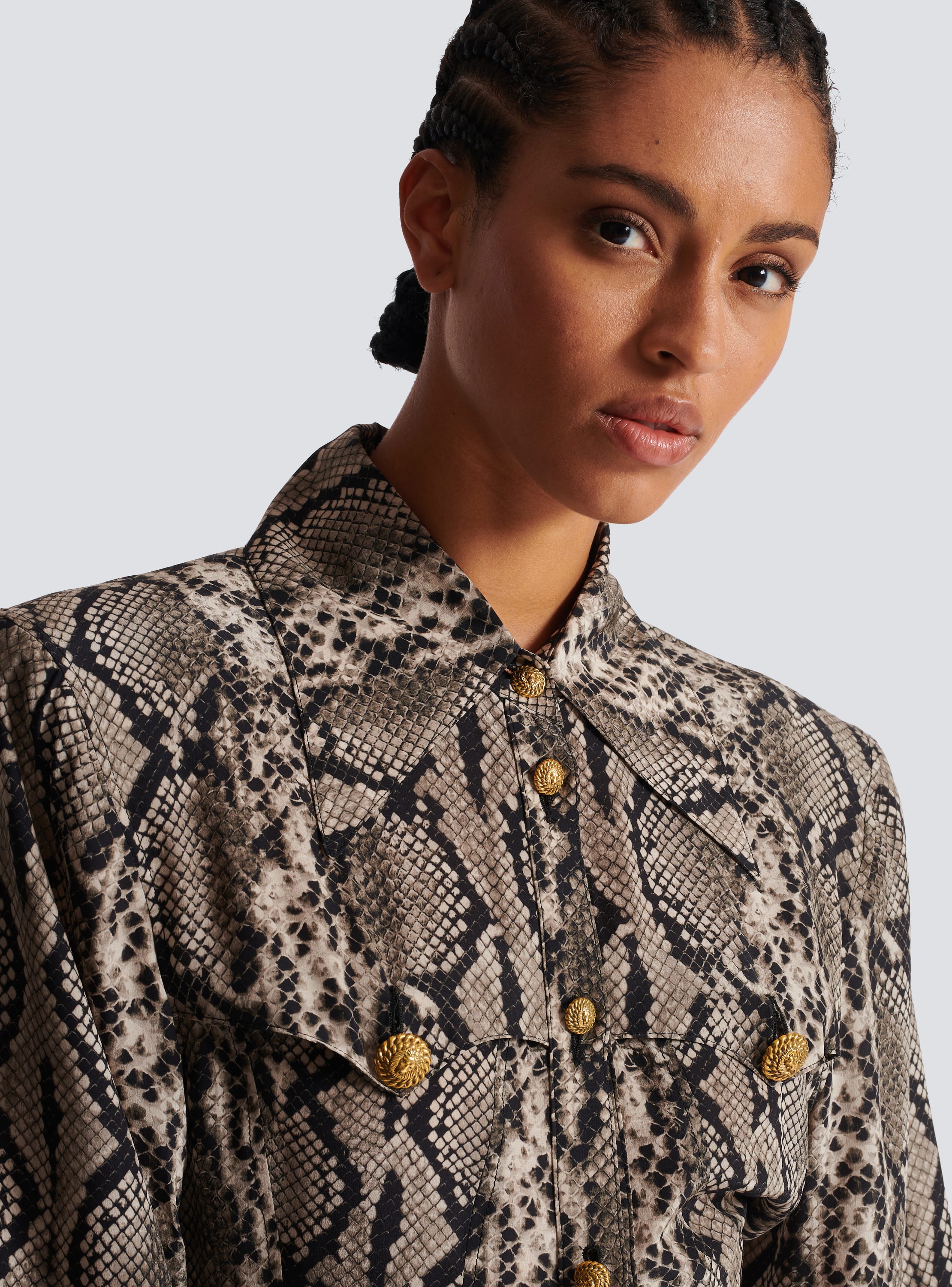 Zara snakeskin shirt clearance dress