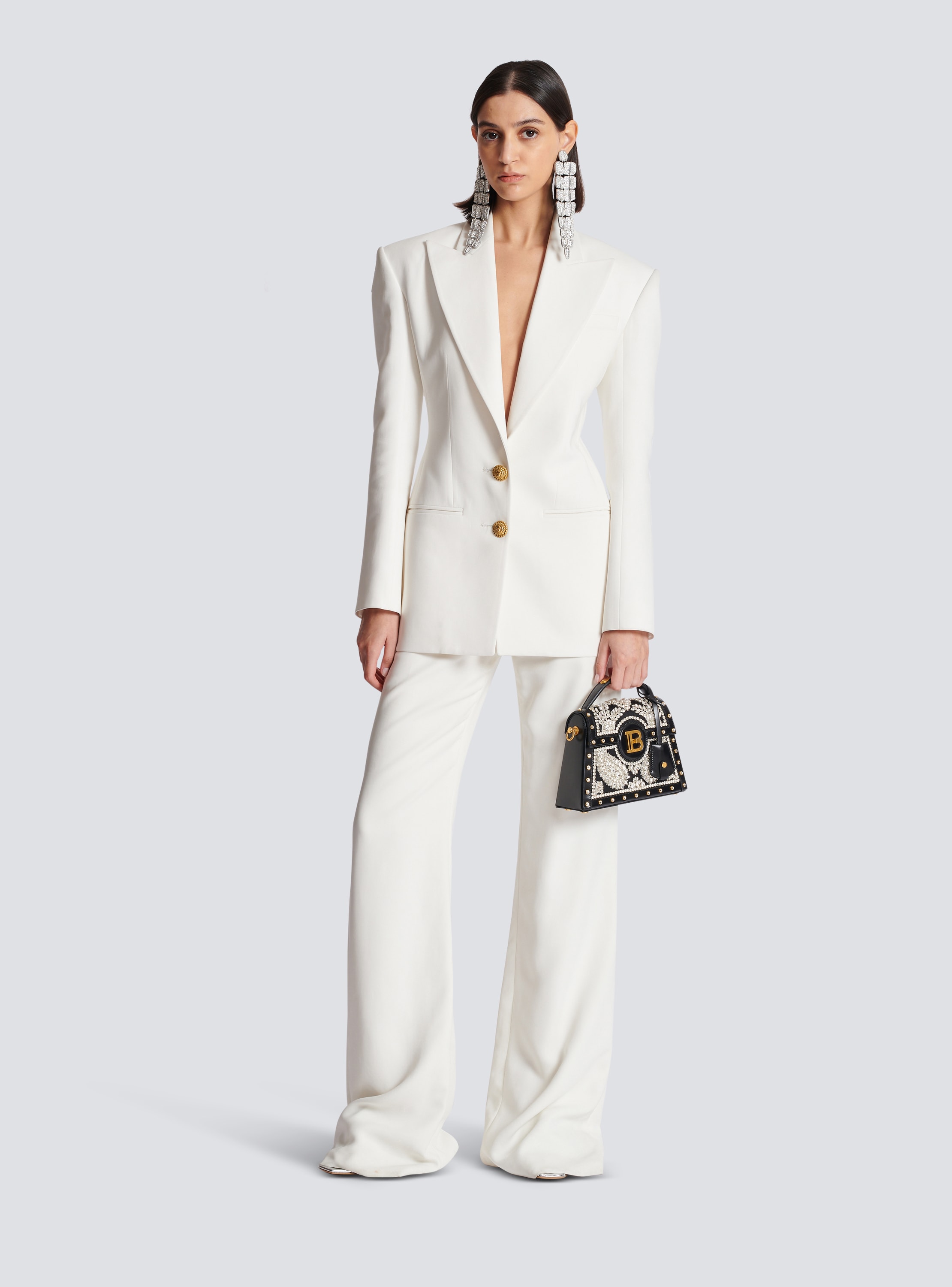 2-button crepe jacket - Women | BALMAIN