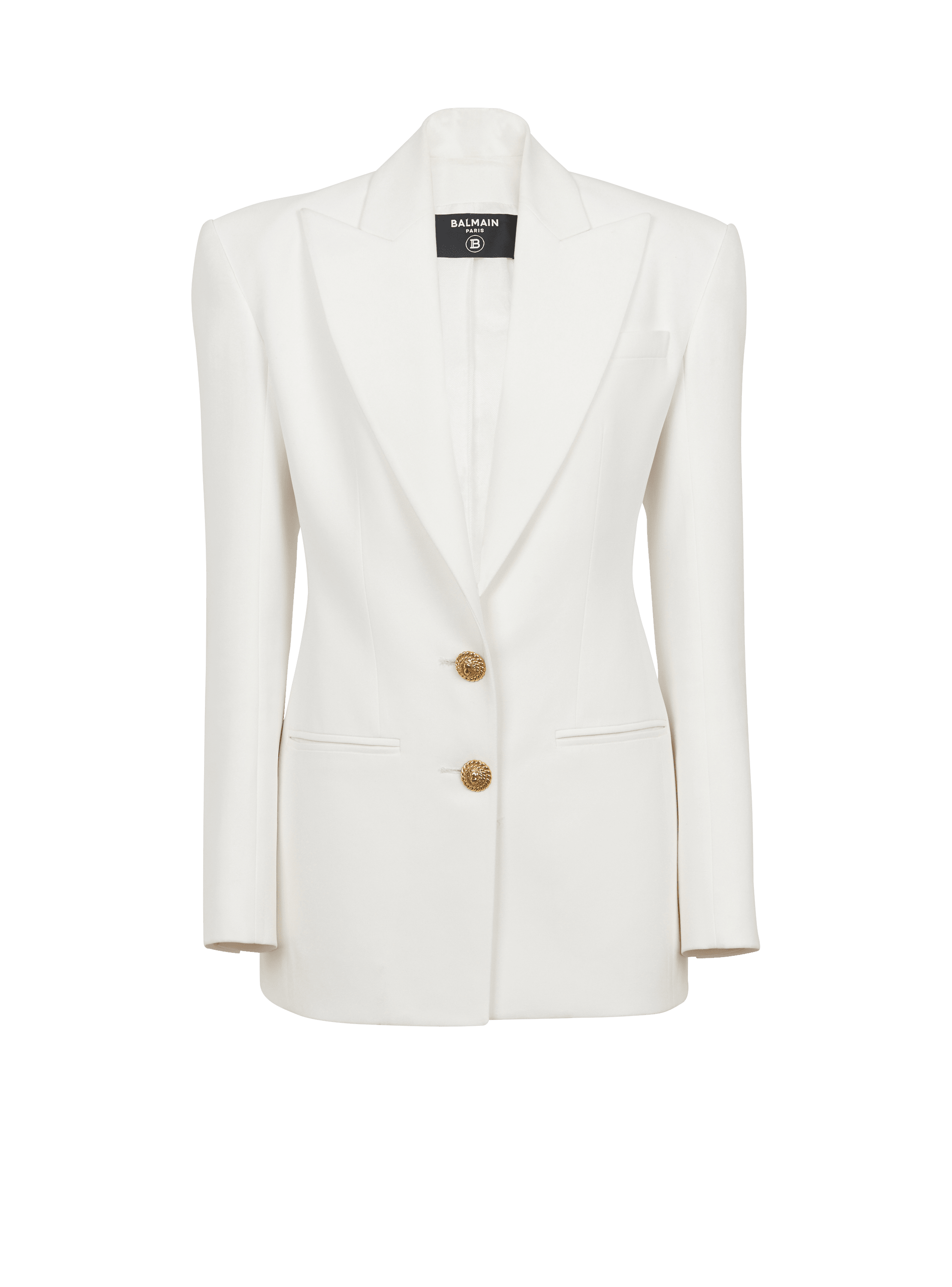 2-button crepe jacket