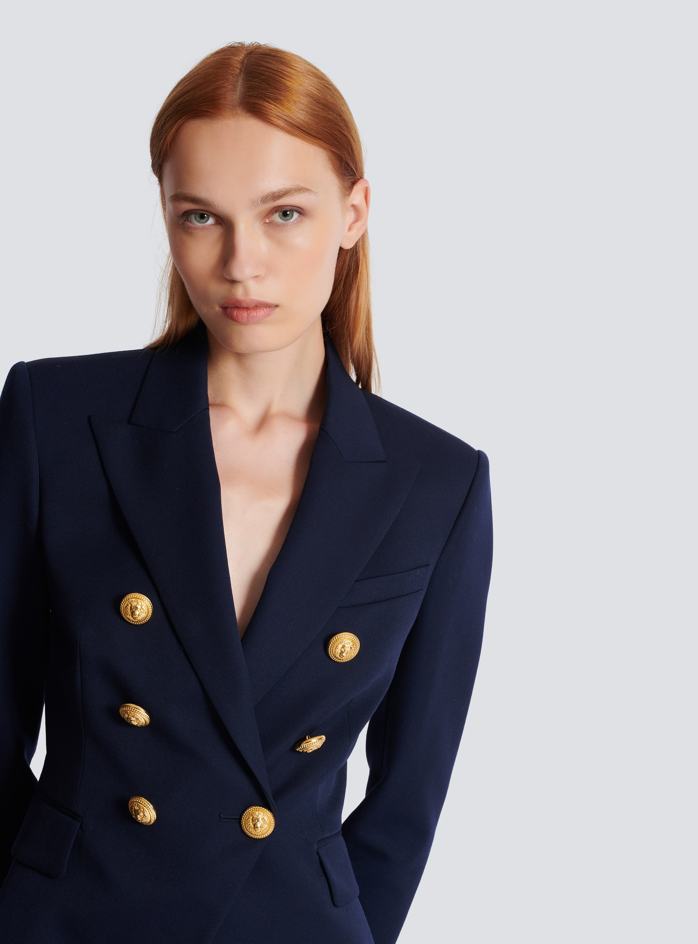 Navy single breasted coat best sale