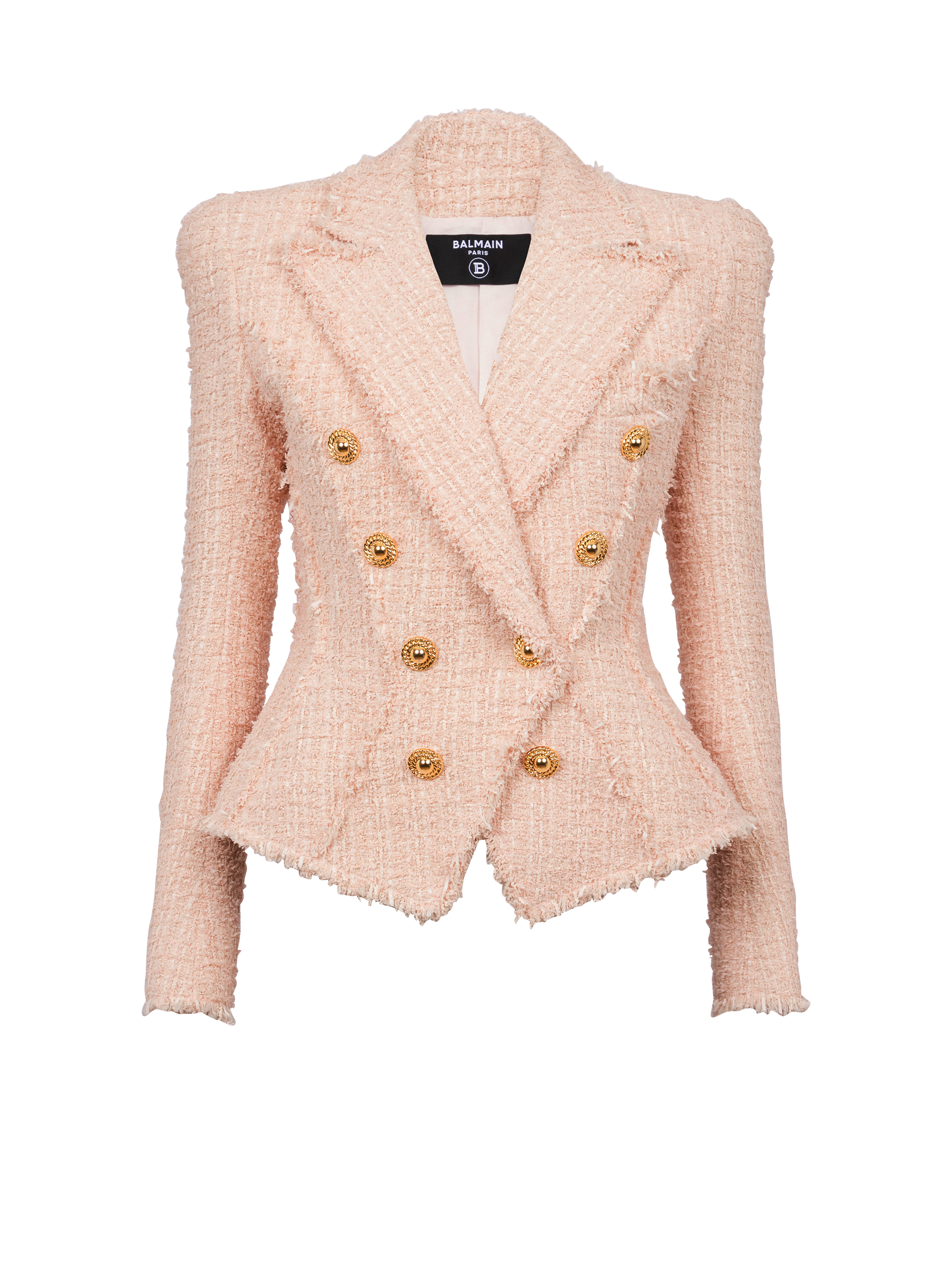 Jolie Madame tweed jacket, pink, hi-res