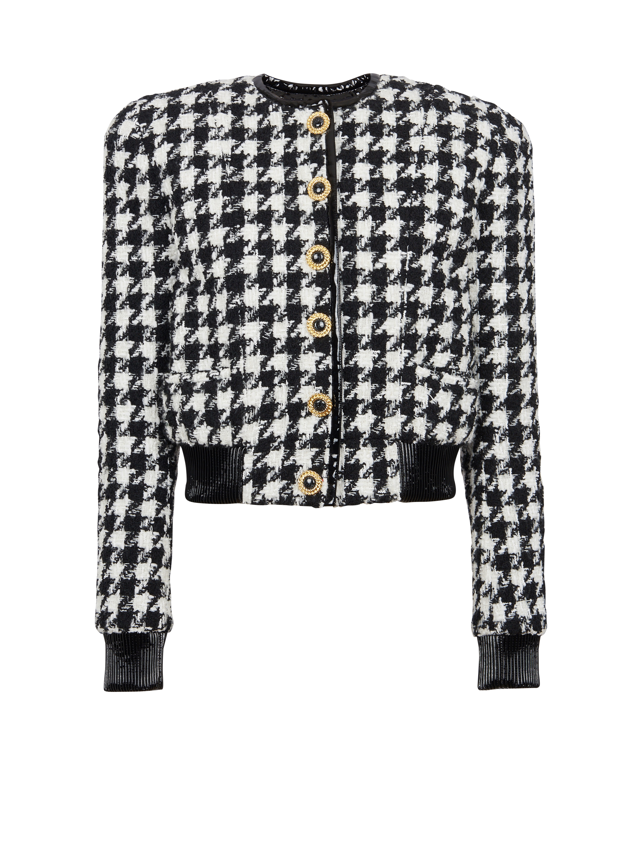 Houndstooth tweed jacket