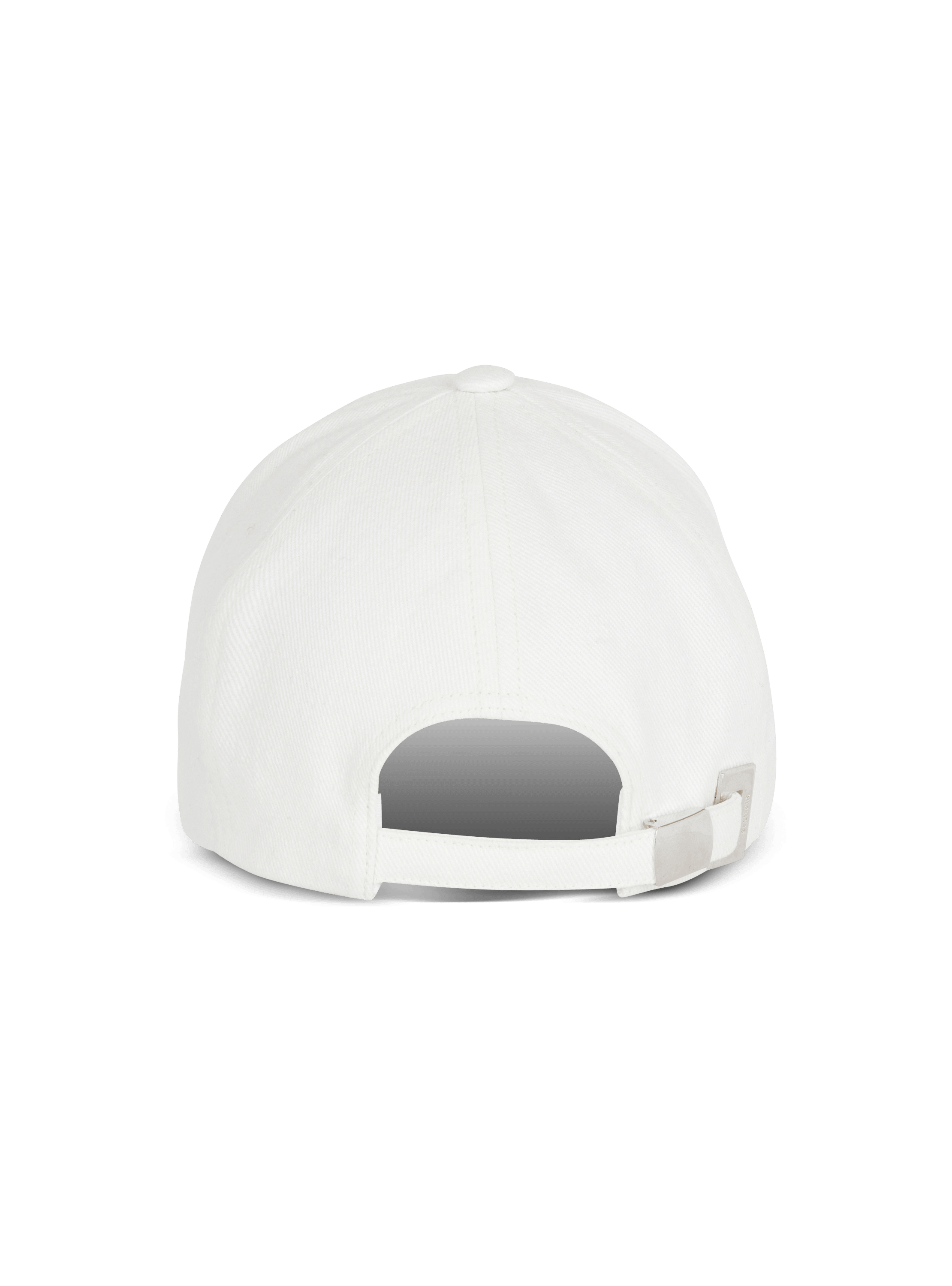 Balmain Kids logo-printed cotton hat - White