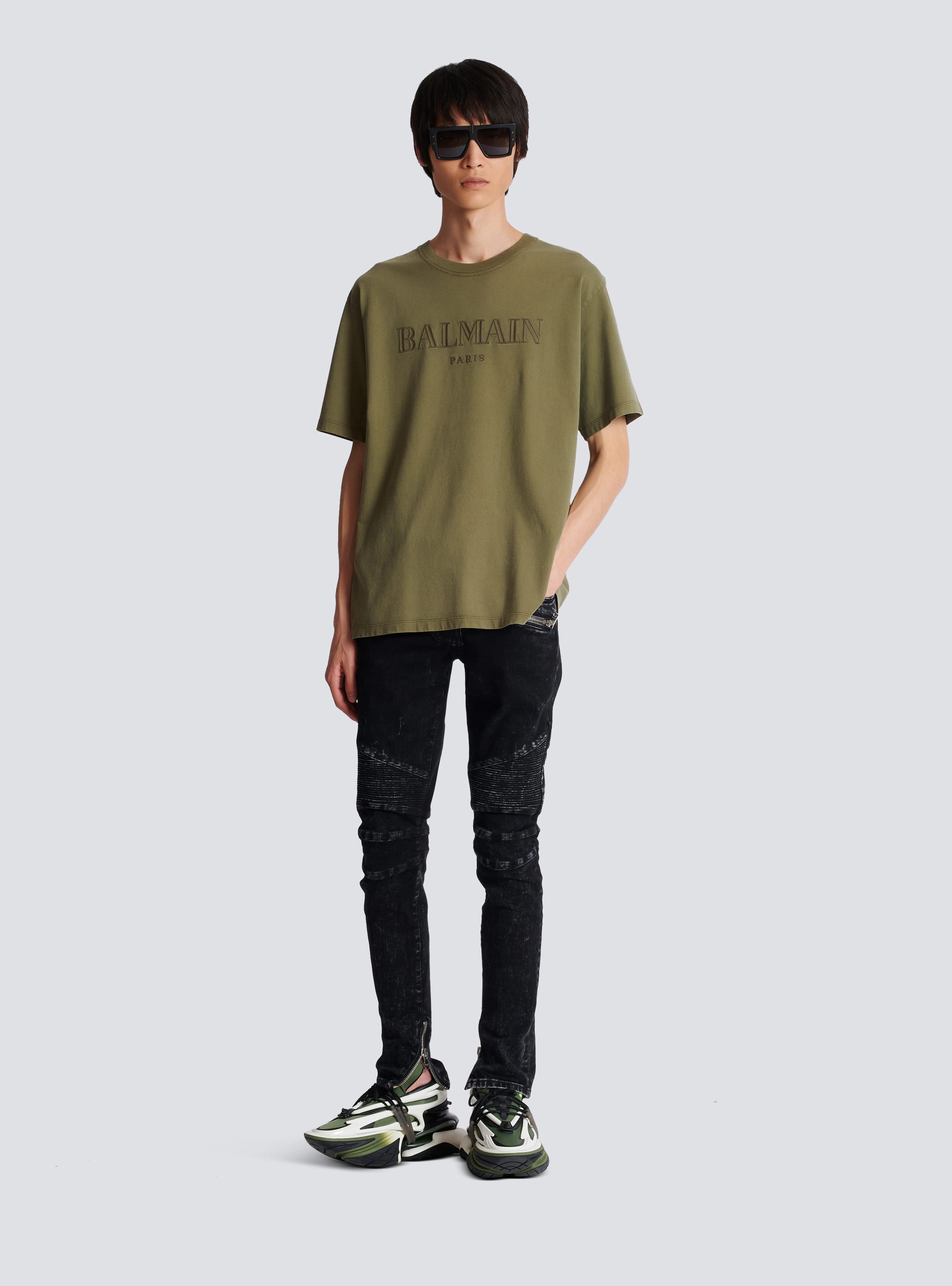 Besticktes Balmain Vintage T-Shirt