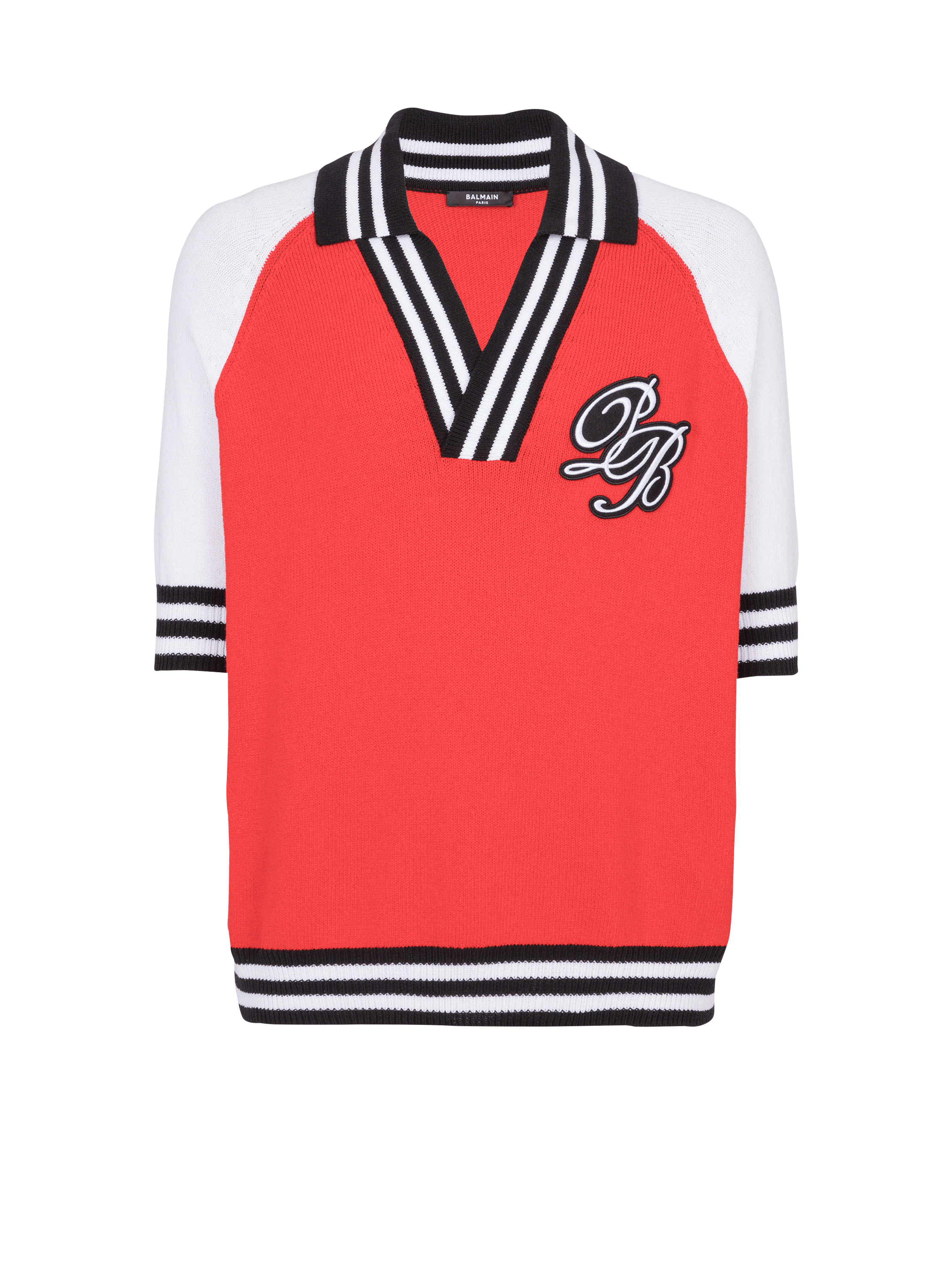 Baseball-Poloshirt mit PB Signatur