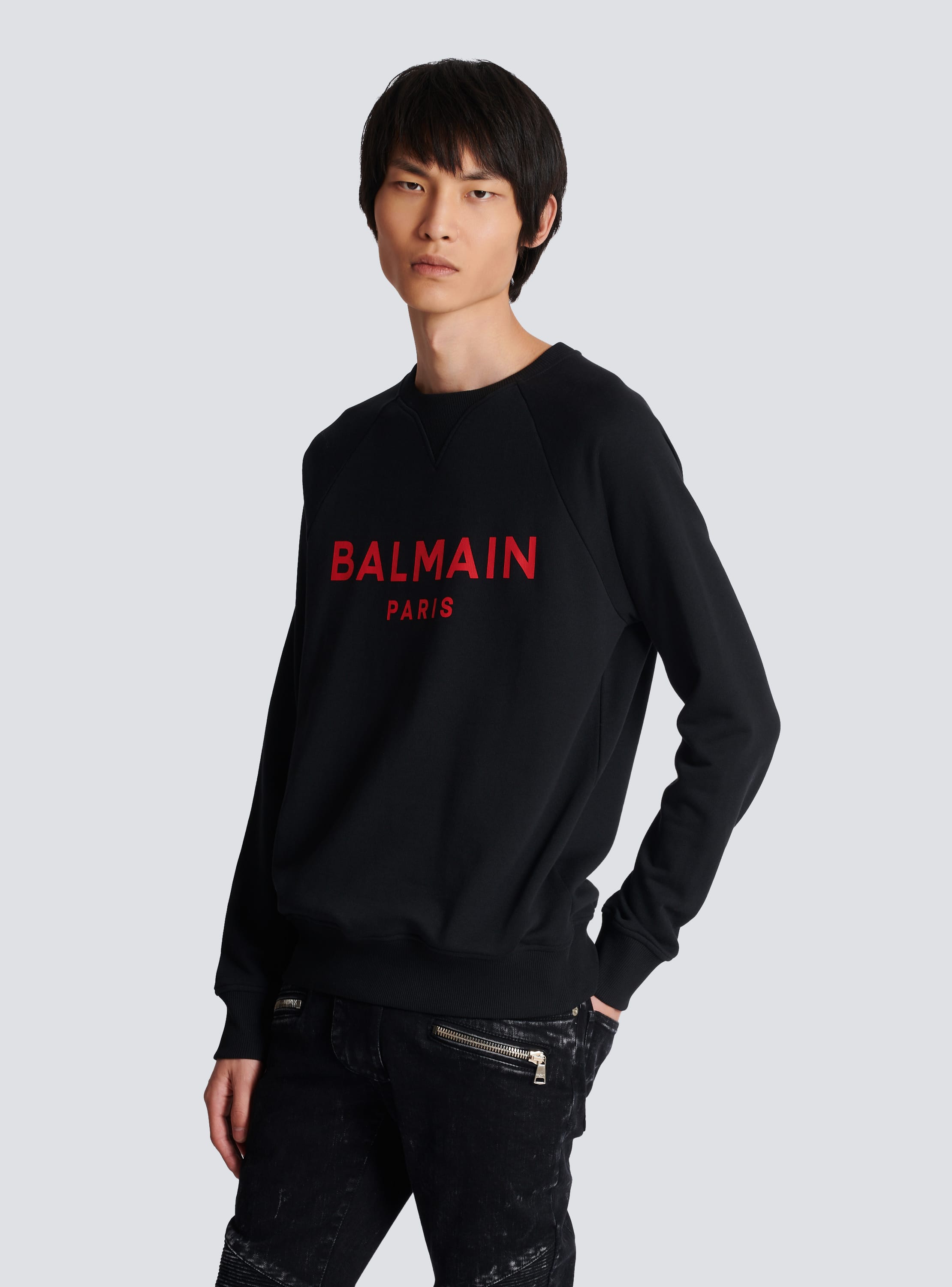 Balmain best sale black sweatshirt