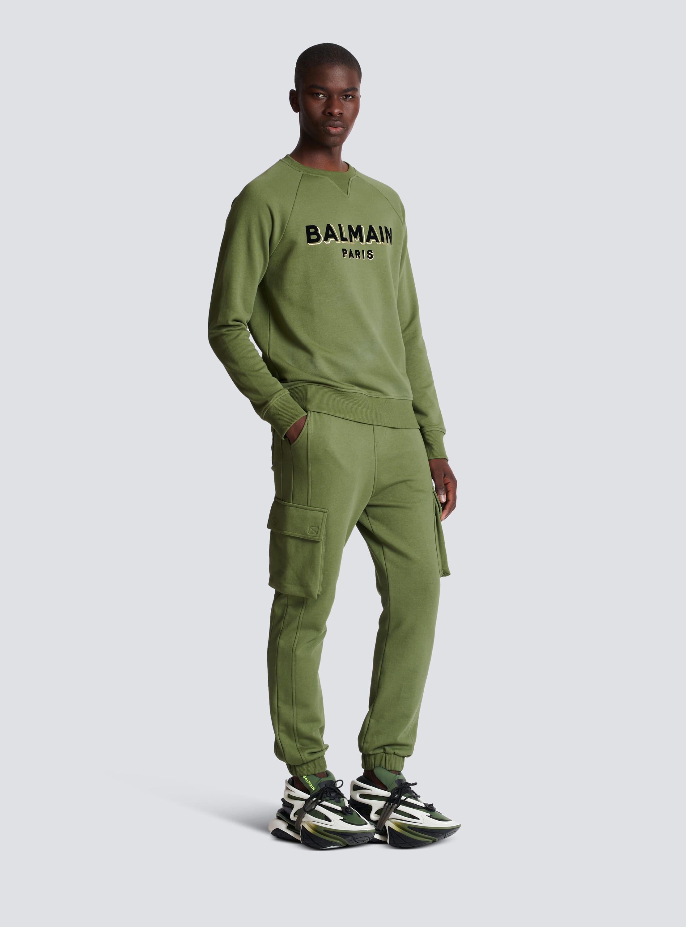 Balmain Paris フロック スウェットシャツ