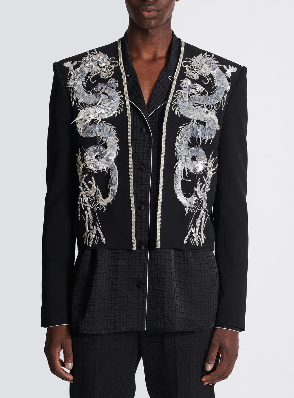 Balmain dragon jacket sale