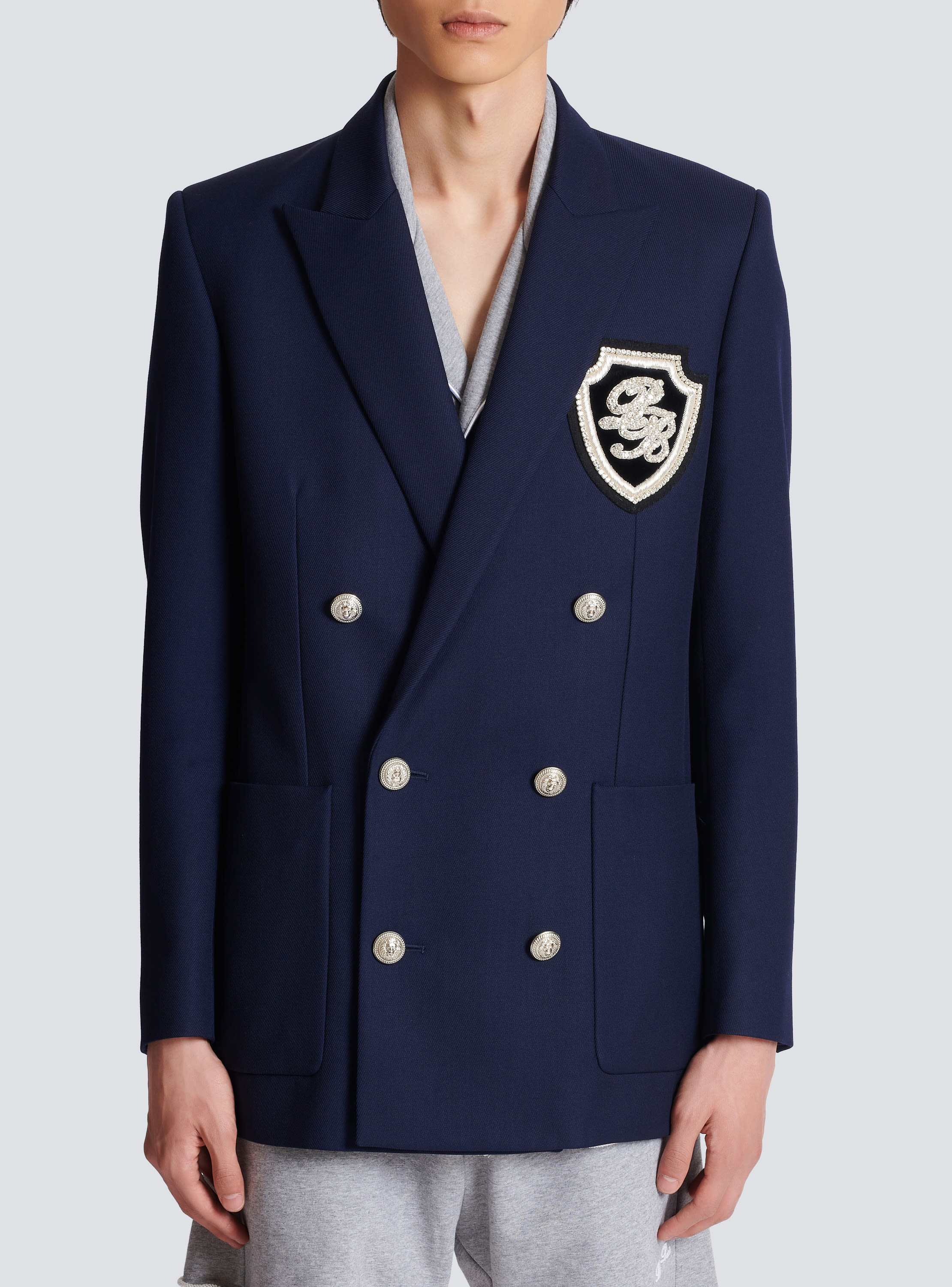 PBシグネチャー エンブロイダリー ツイル ブレザー - Men | BALMAIN