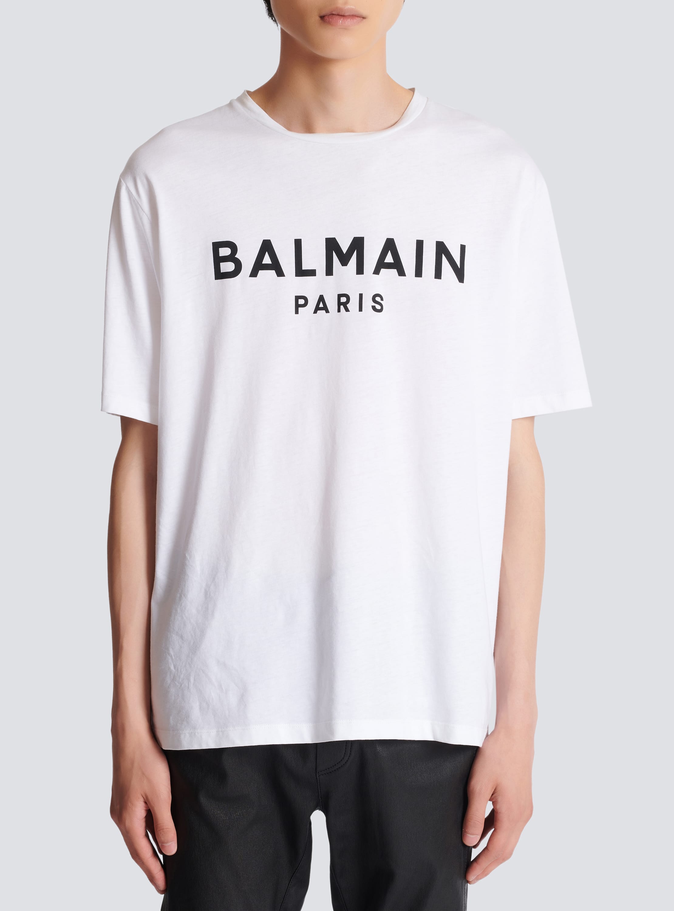 Balmain Kids graphic-print short-sleeve T-shirt - White