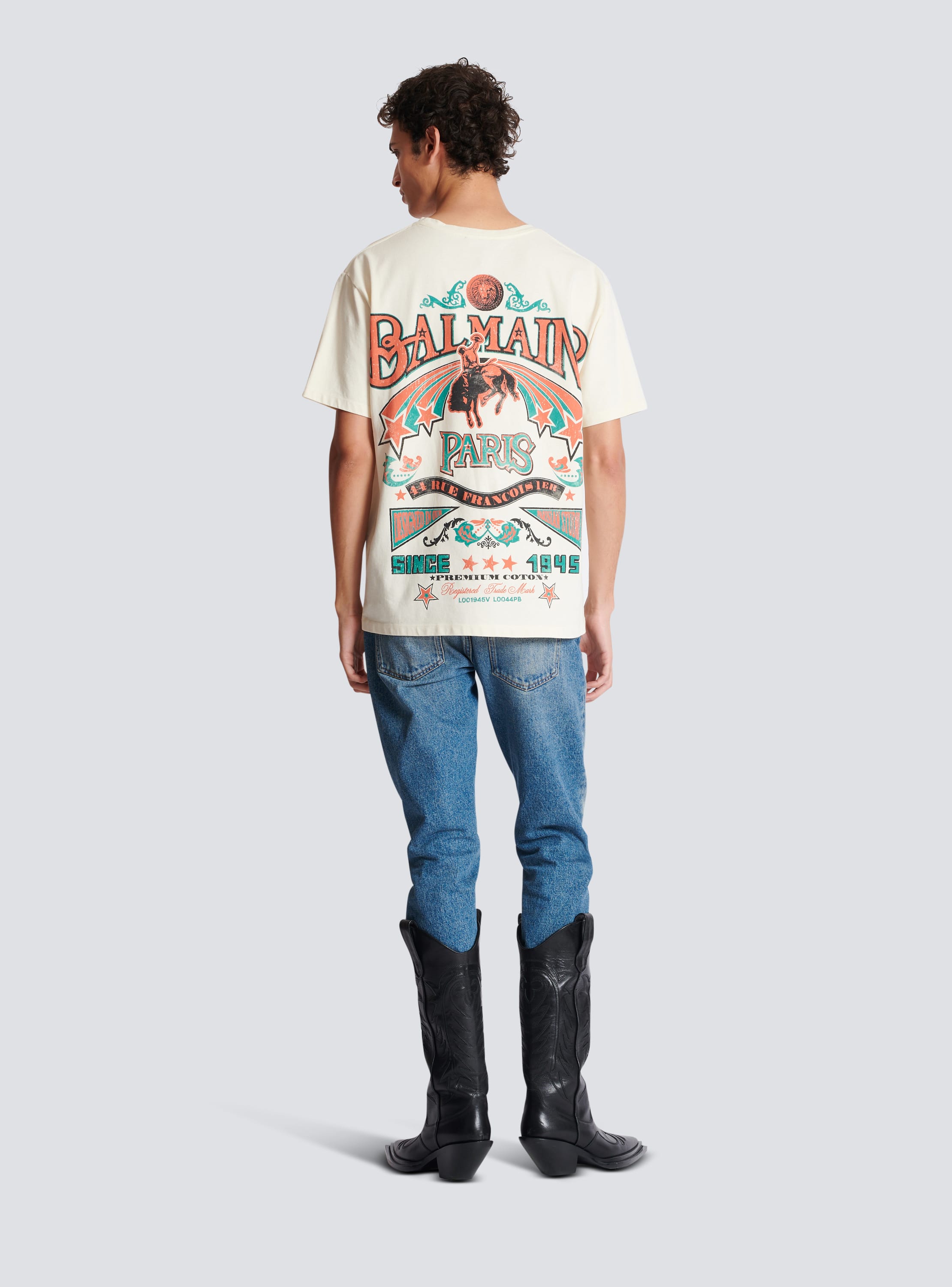 Balmain シグネチャー ウェスタン Tシャツ