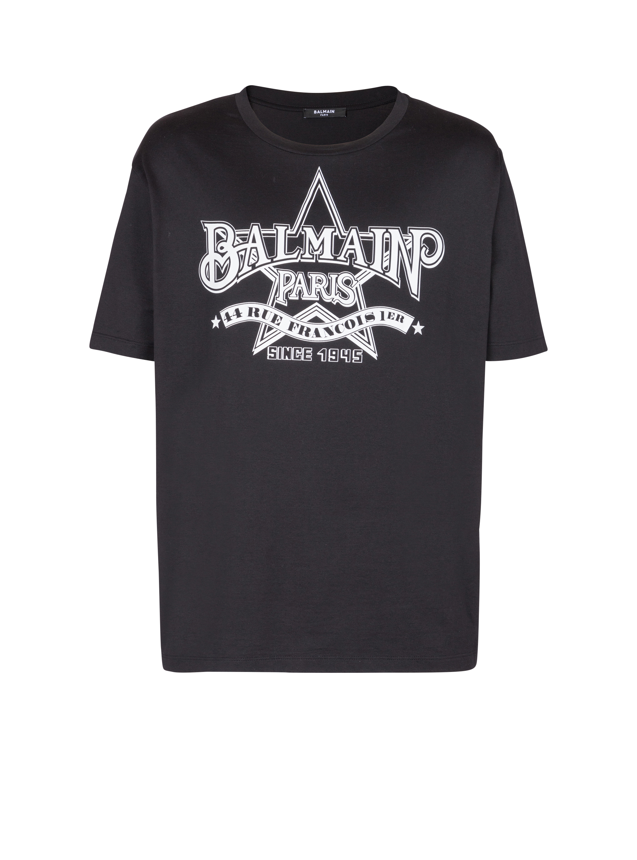 Balmain star T-shirt black - Men | BALMAIN