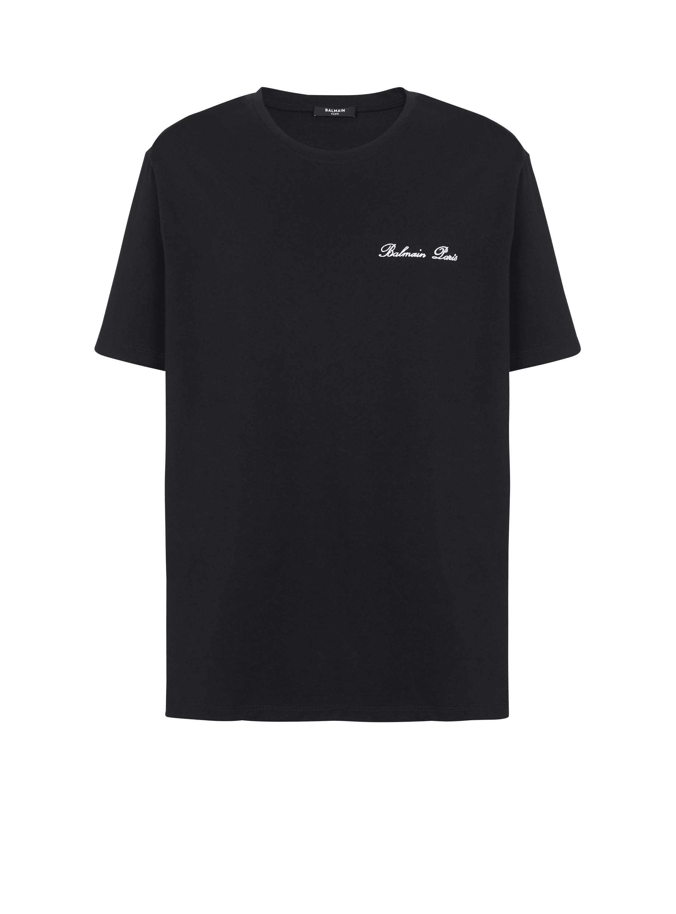 Balmain signature T-shirt black - Men | BALMAIN