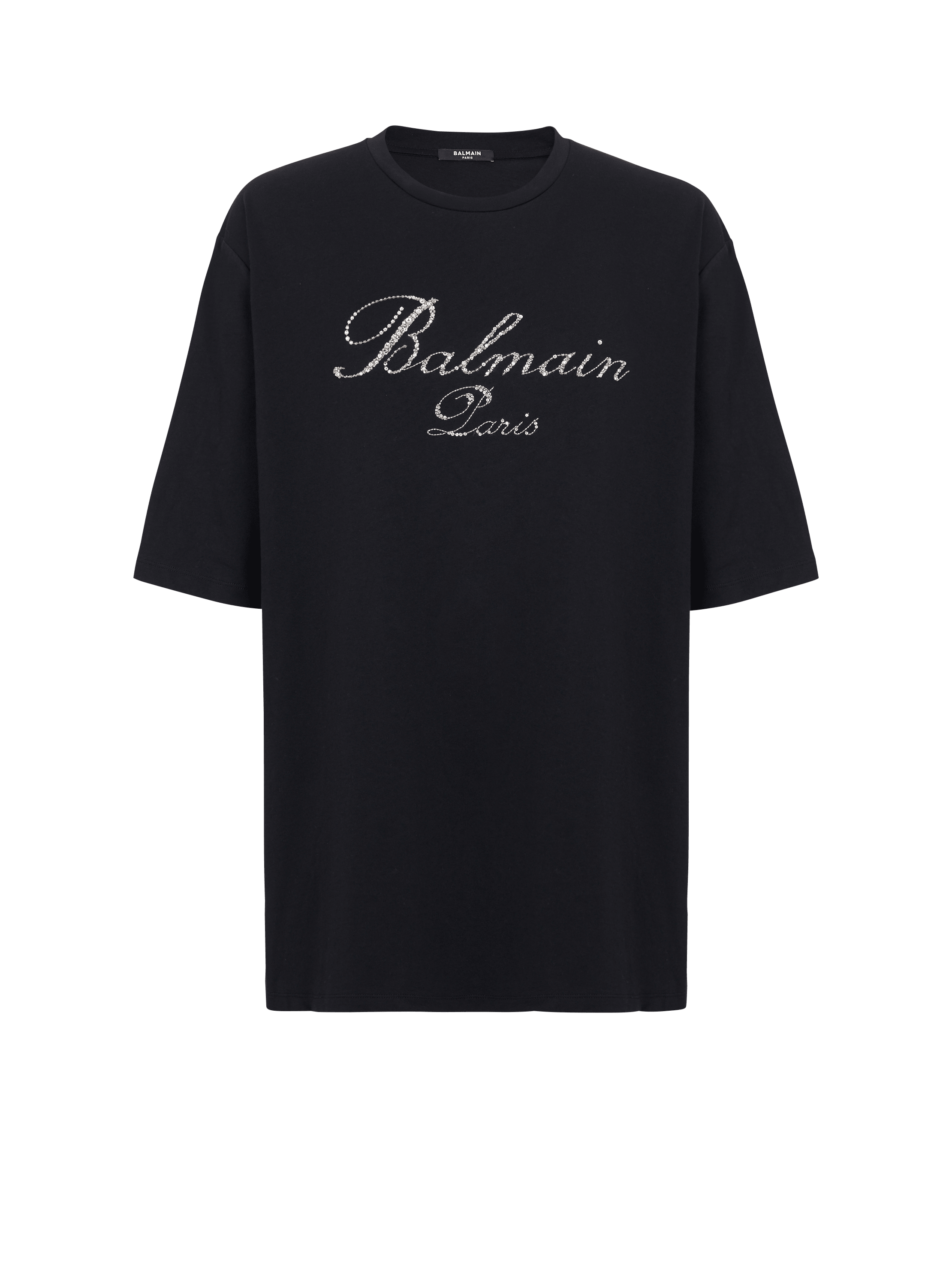 Camiseta Balmain Signature bordada