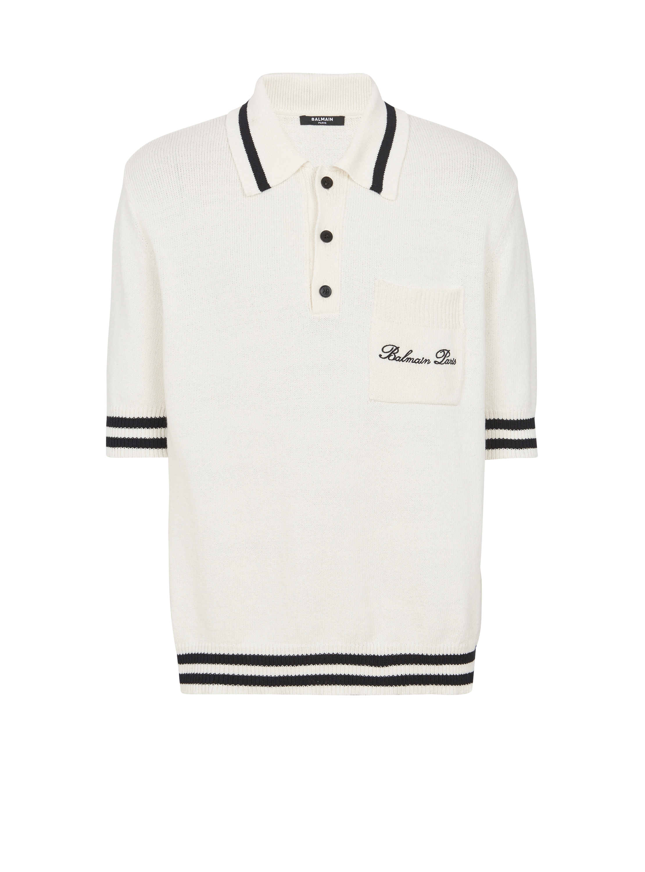 Balmain 标志性 polo 衫