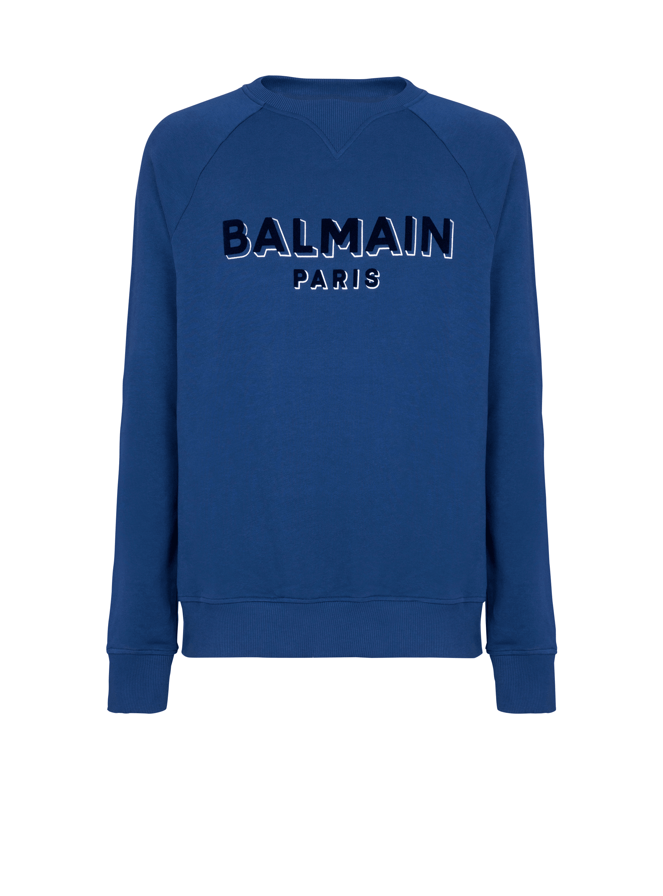 Balmain メタリックフロック スウェットシャツ